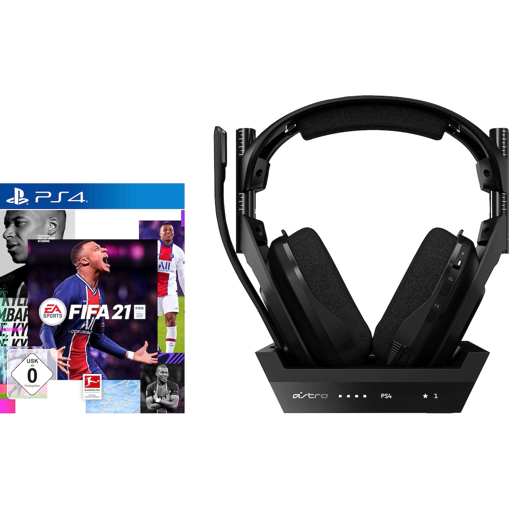 ASTRO Gaming-Headset »PS4 A50 + Fifa 21«, Rauschunterdrückung