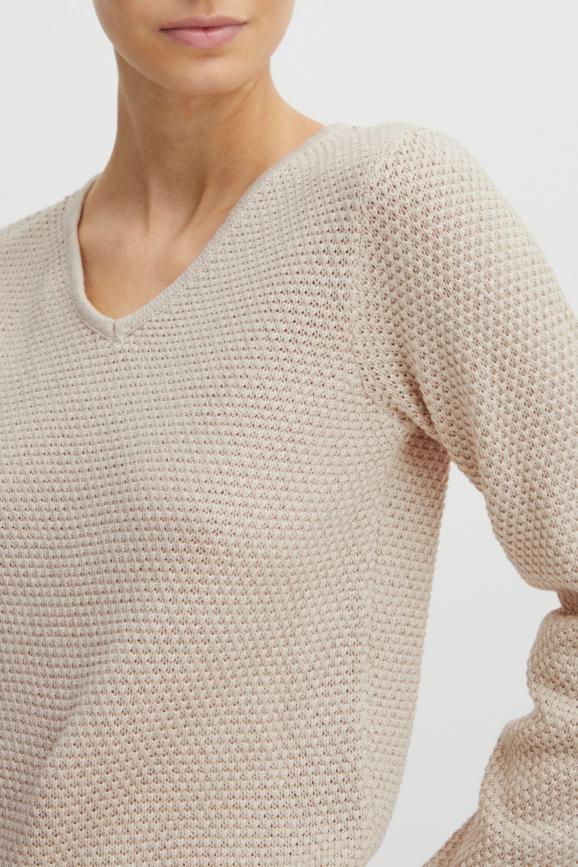 OXMO Strickfleece-Pullover »Strickpullover OXHanna«