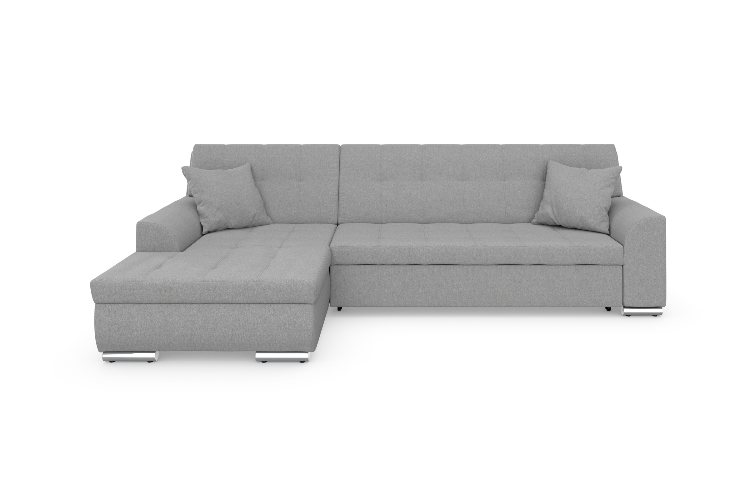 DOMO collection Ecksofa Treviso, wahlweise mit Bettfunktion, incl. Zierkissen