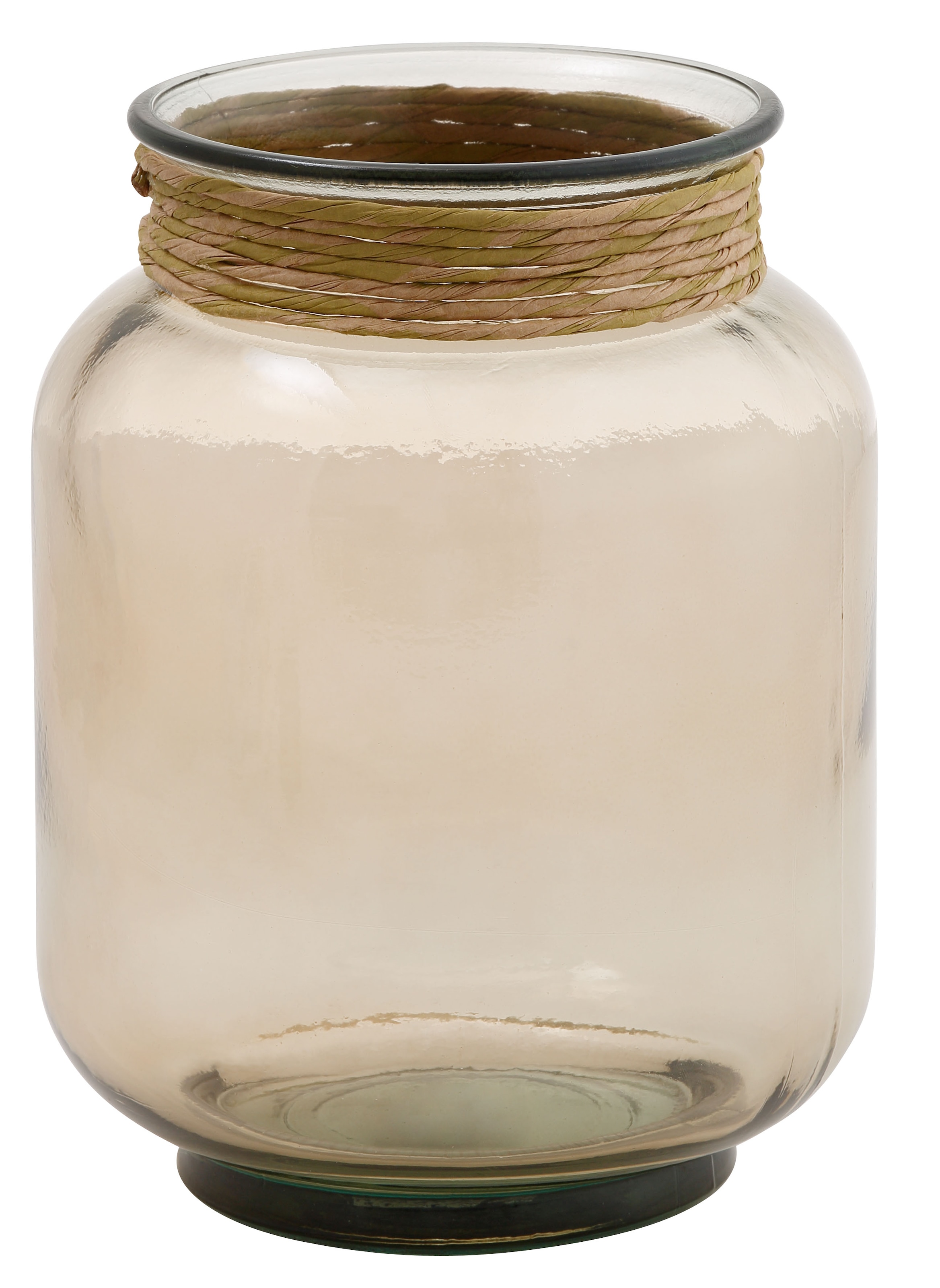 Glas, bei ca. (1 cm, OTTO recyceltem 20 St.), 25 »Beelia«, ca. OTTO Ø products aus cm Höhe Dekovase, Tischvase