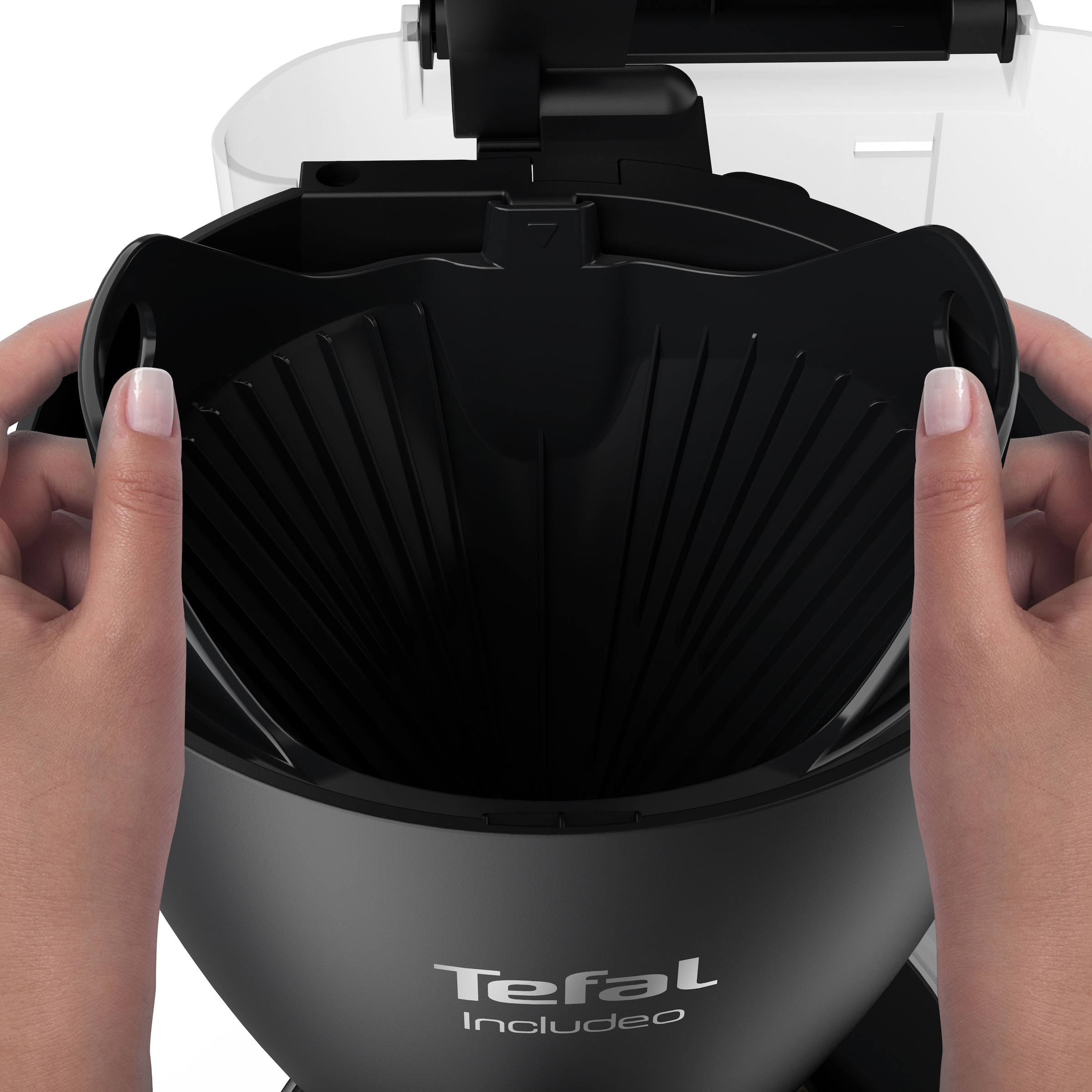 Tefal Filterkaffeemaschine »CM5338 Incluedo«, 1,25 l Kaffeekanne, 1,25 L, 10 - 15 Tassen, herausnehmbarer Filtereinsatz mit zwei Griffen