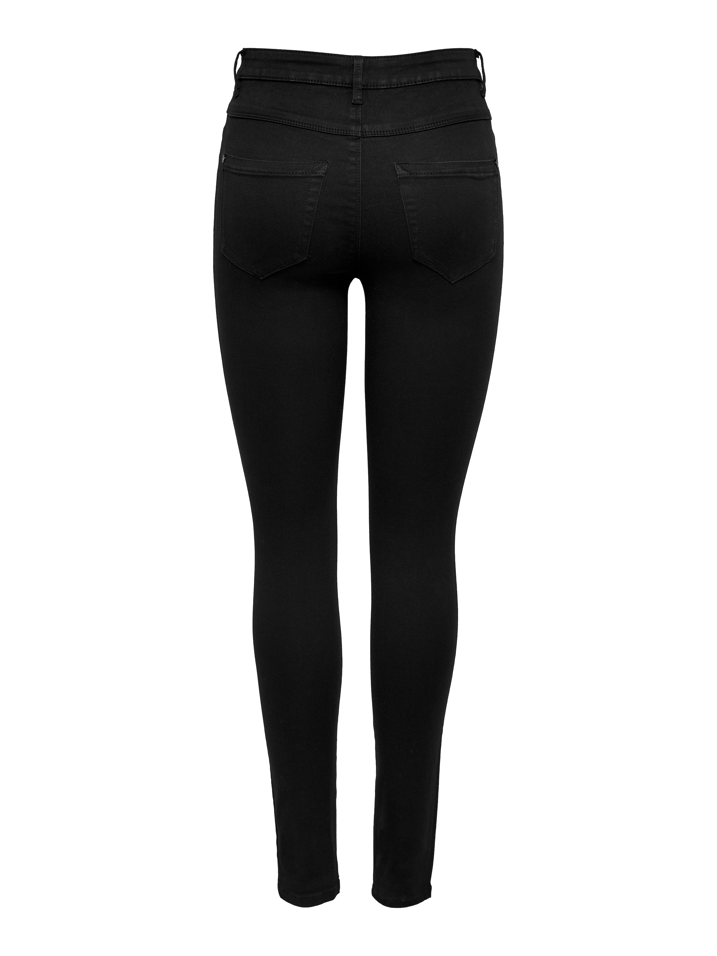ONLY High-waist-Jeans »ONLROYA – Skinny-Jeans mit hohem Bund und Stretchkomfort«, unifarben, modisch, skinny fit, Baumwollmischung

