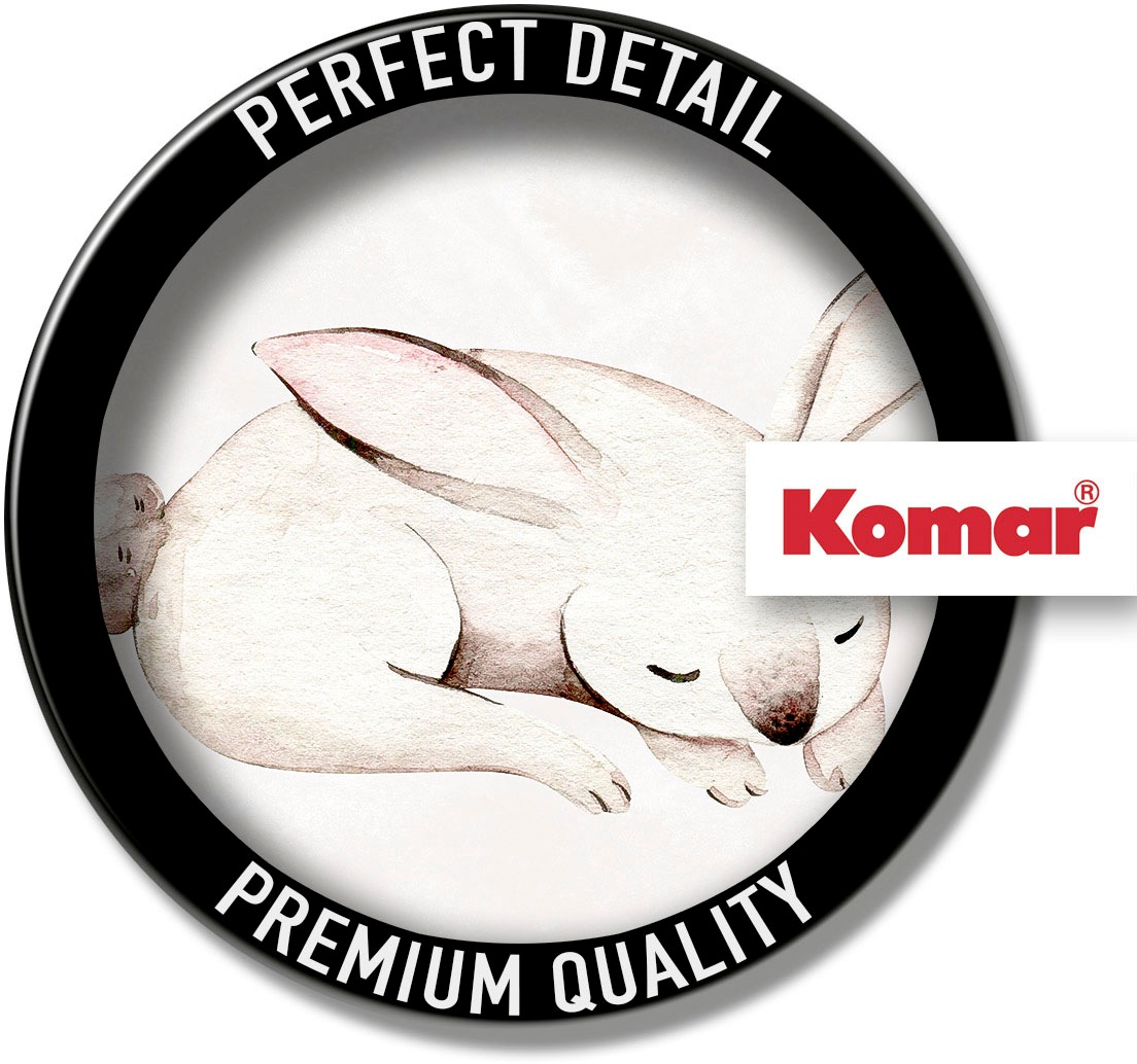 Komar Bild »Sleepy Bunny« Natur 1 Stk. tlg. Wandbild zur Dekoration - ohne Rahmen