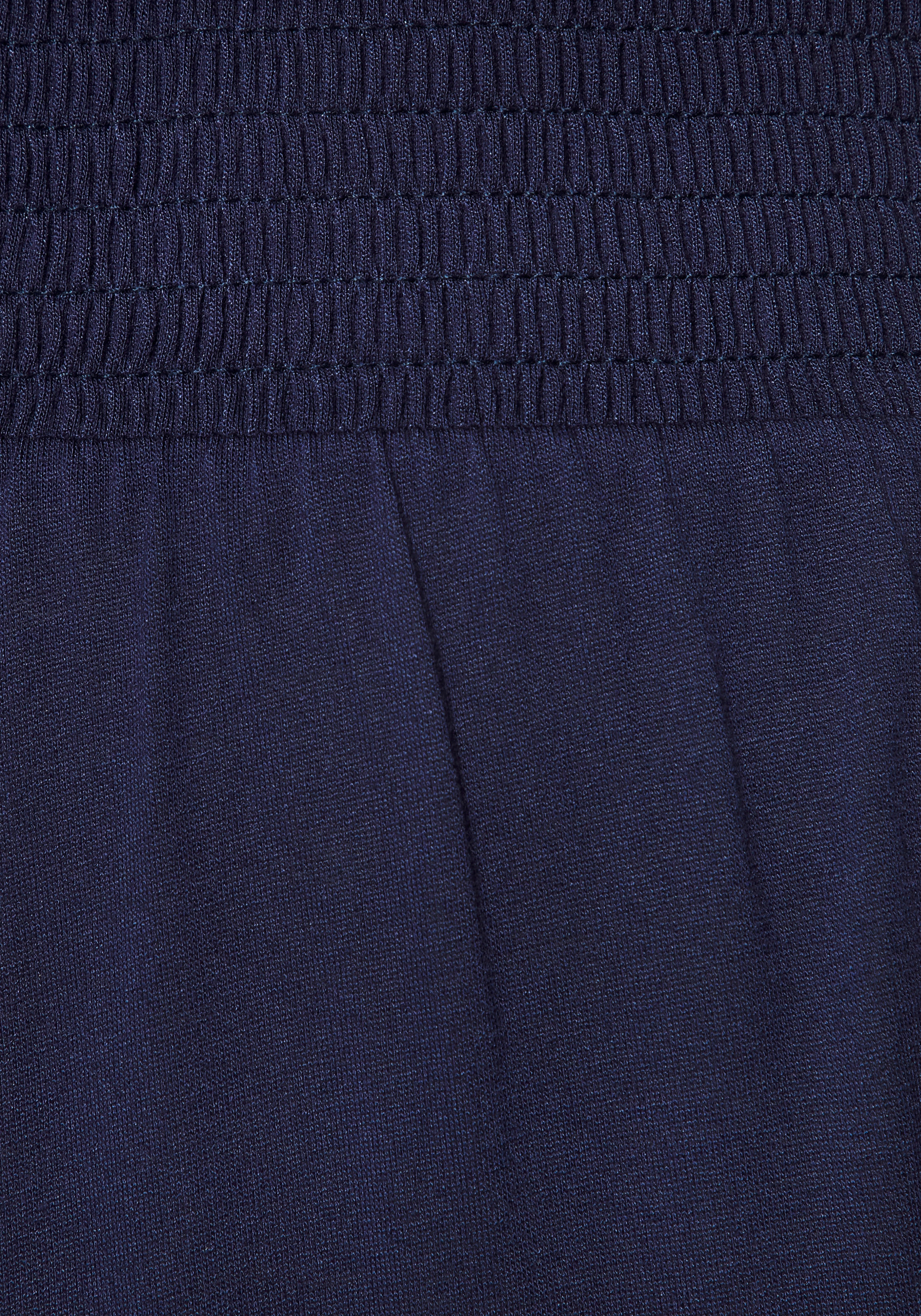 LASCANA Jerseykleid mit breitem Smokbund, kurzes Sommerkleid