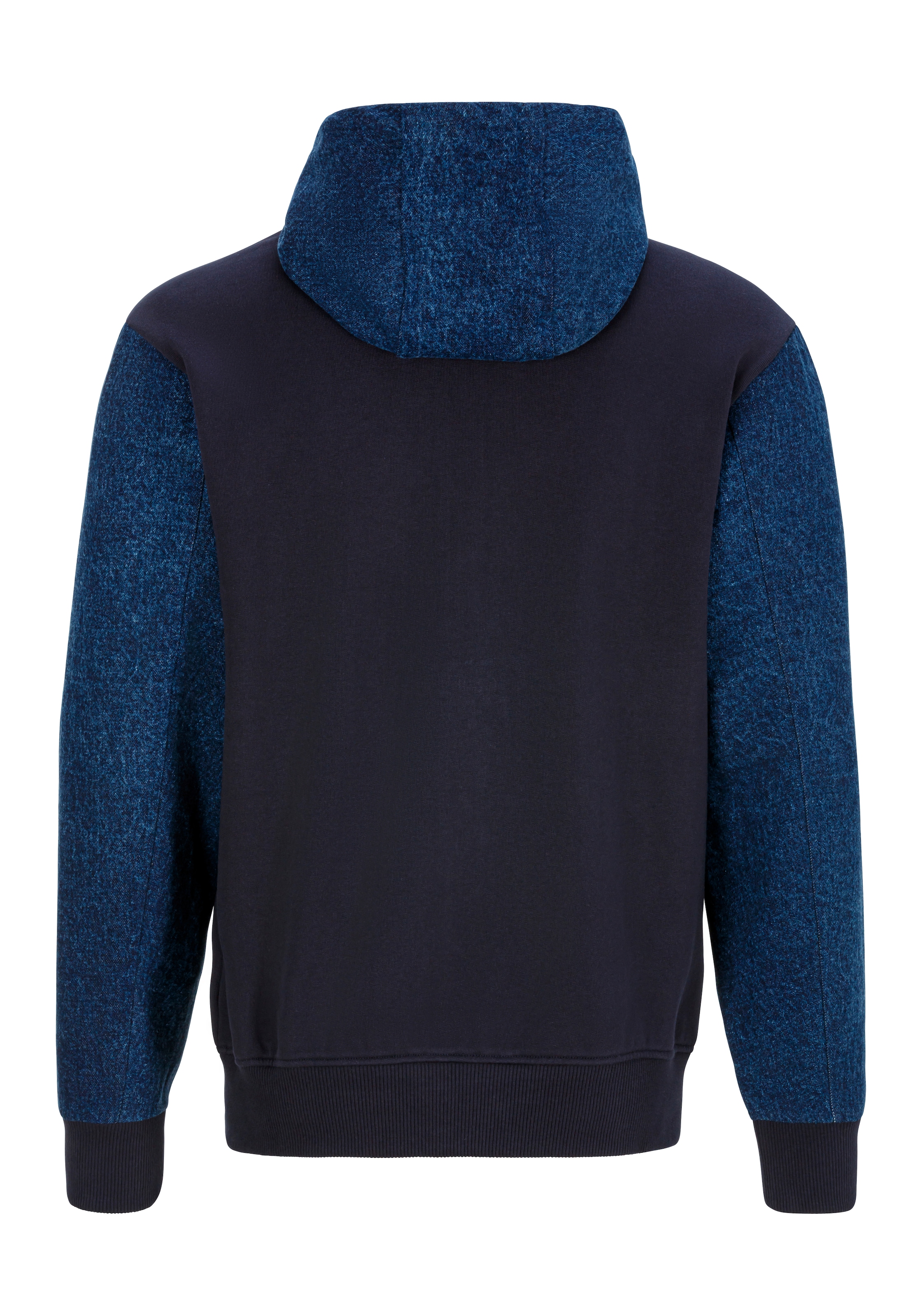 BOSS ORANGE Sweatjacke »Ze Mixdenim«, mit kontrastfarbigen Ärmeln