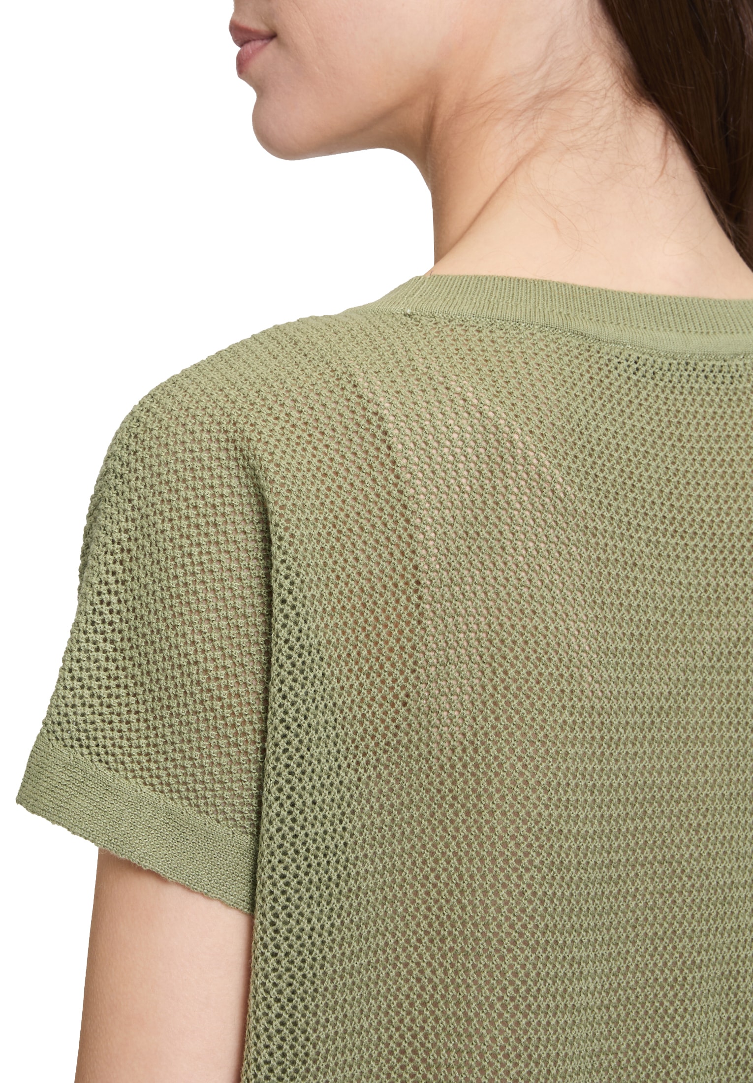 Betty Barclay Rundhalspullover »Lochstrick-Pullover ohne Arm«