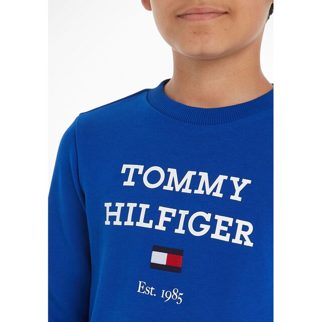 Tommy Hilfiger Sweatshirt »TH LOGO SWEATSHIRT«, mit großem Logo bei OTTO