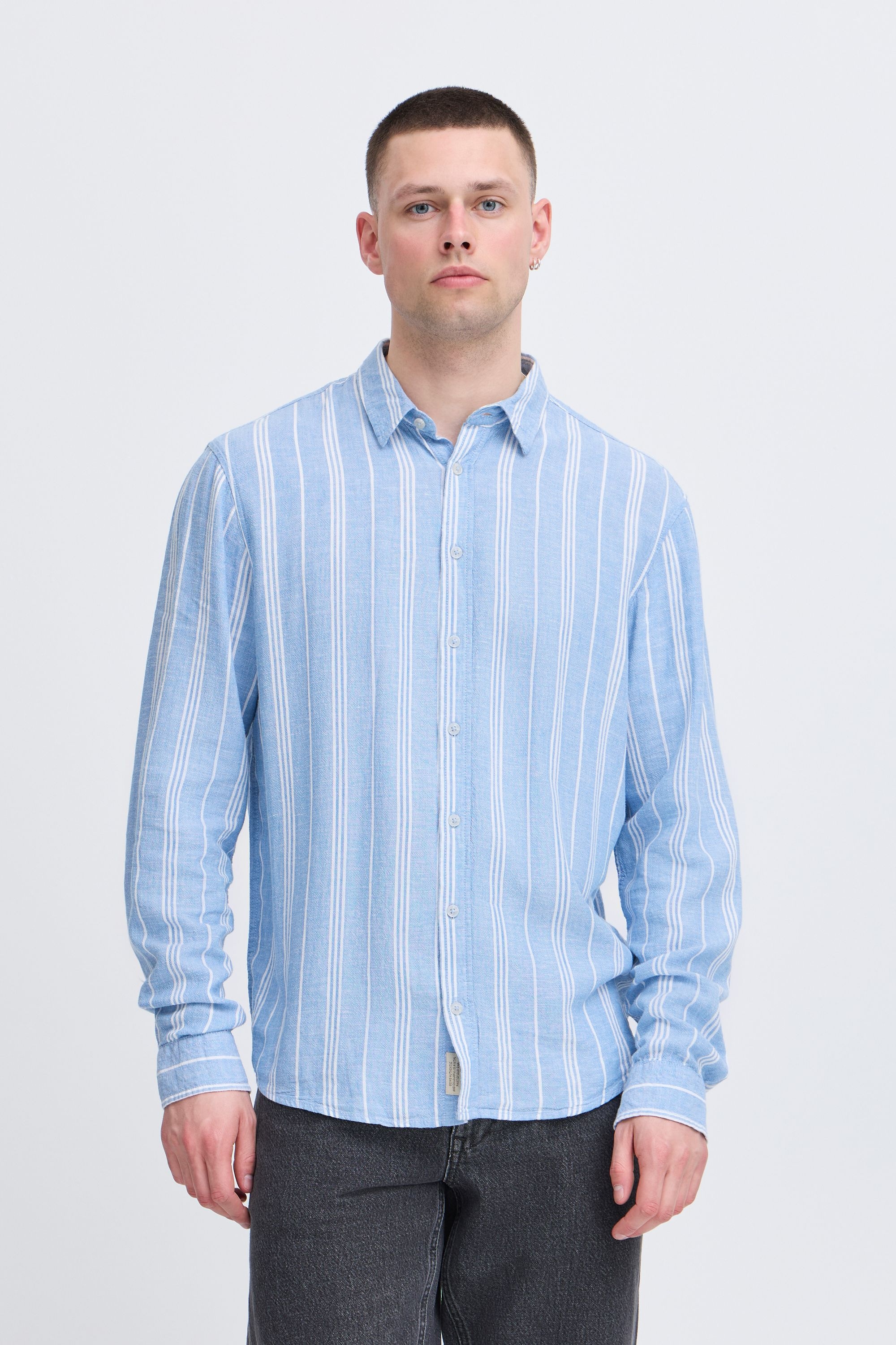 Blend Leinenhemd »Leinenhemd BHBobby Linen striped«
