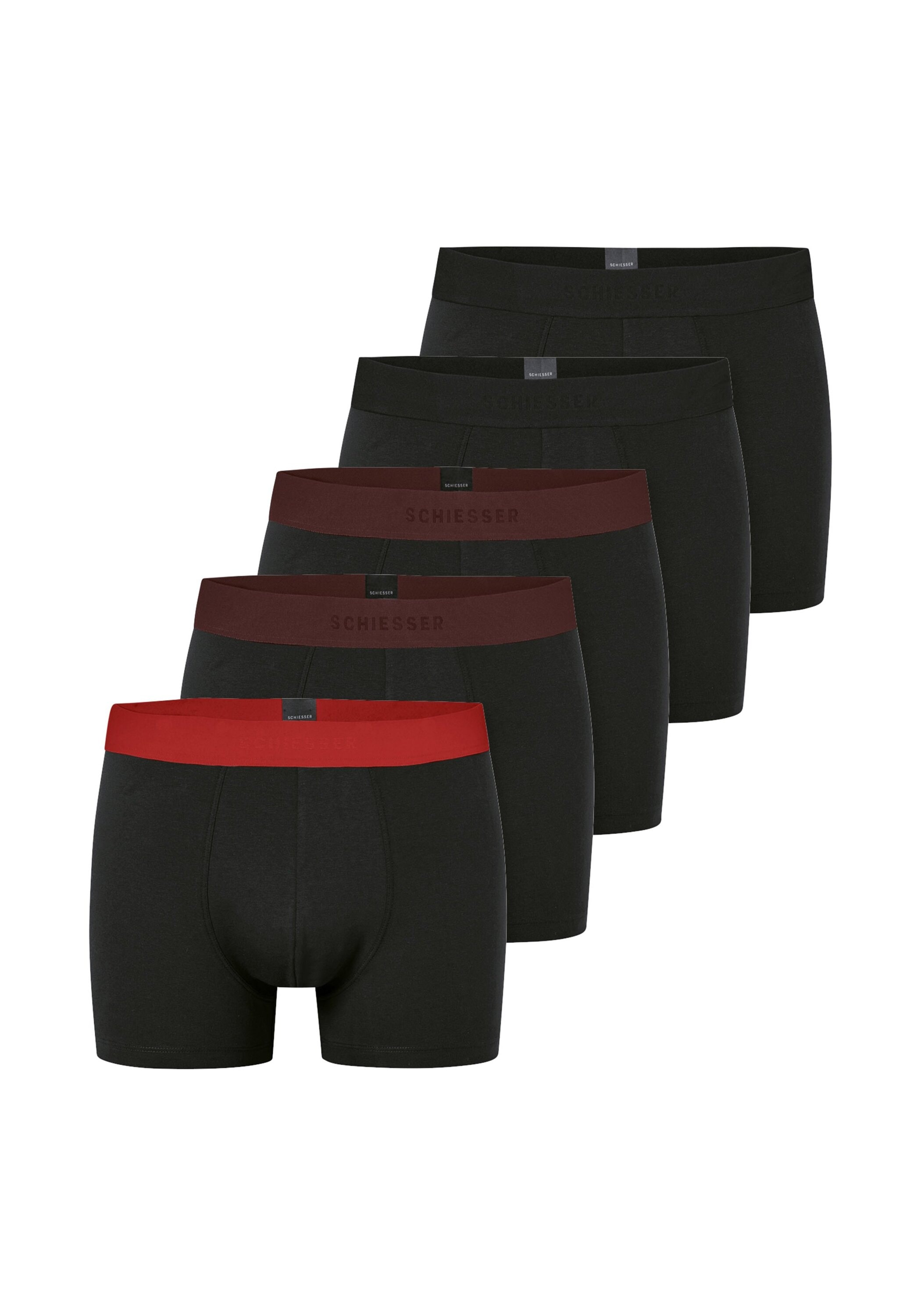 Schiesser Boxershorts »Boxershort 5PACK Shorts - 95/5 Multipacks 5er Pack«