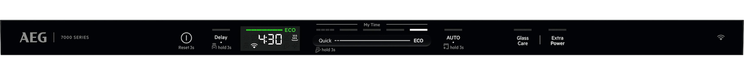 AEG vollintegrierbarer Geschirrspüler Serie 7000, 60 cm, WiFi »V72GIB10SN« 13 tlg. Maßgedecke Wassersparende Spülmaschine: 8,4l im Eco-Programm-effiziente Reinigung