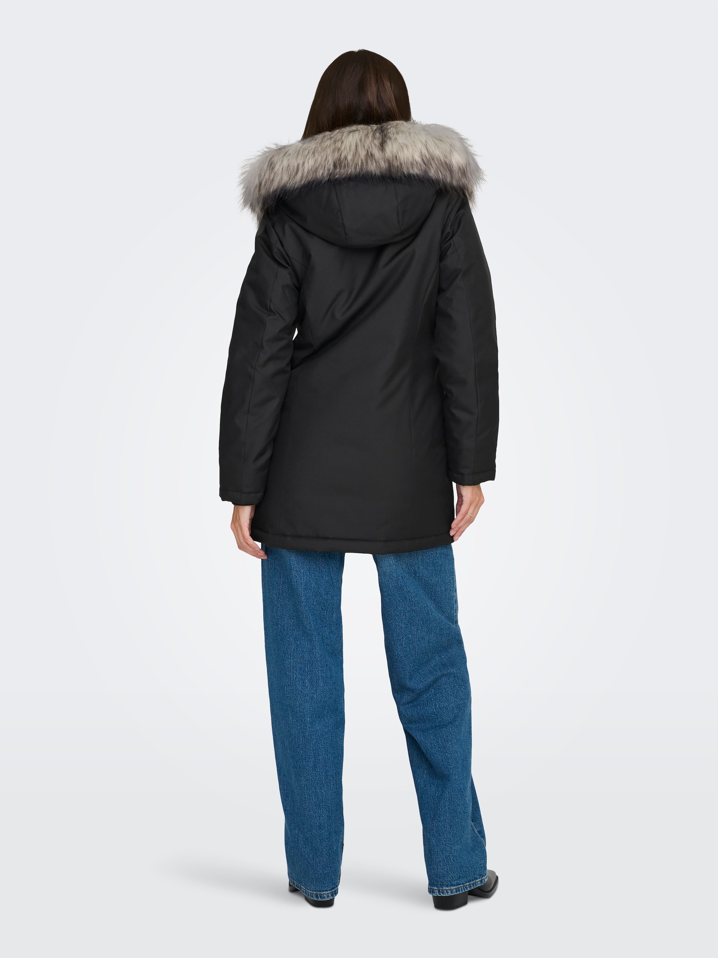 ONLY Parka »ONLNEWKATY PARKA LIFE OTW CC«, mit Kapuze