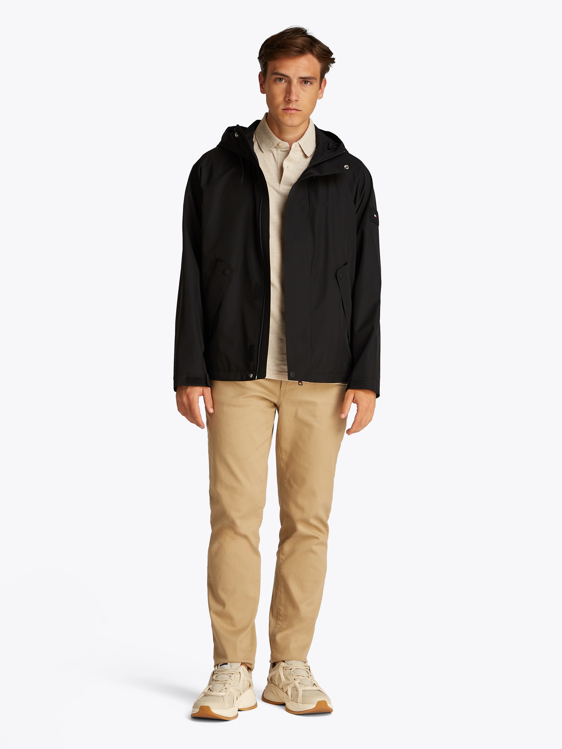 Tommy Hilfiger Kurzjacke »TECH HOODED JKT«, mit Kapuze