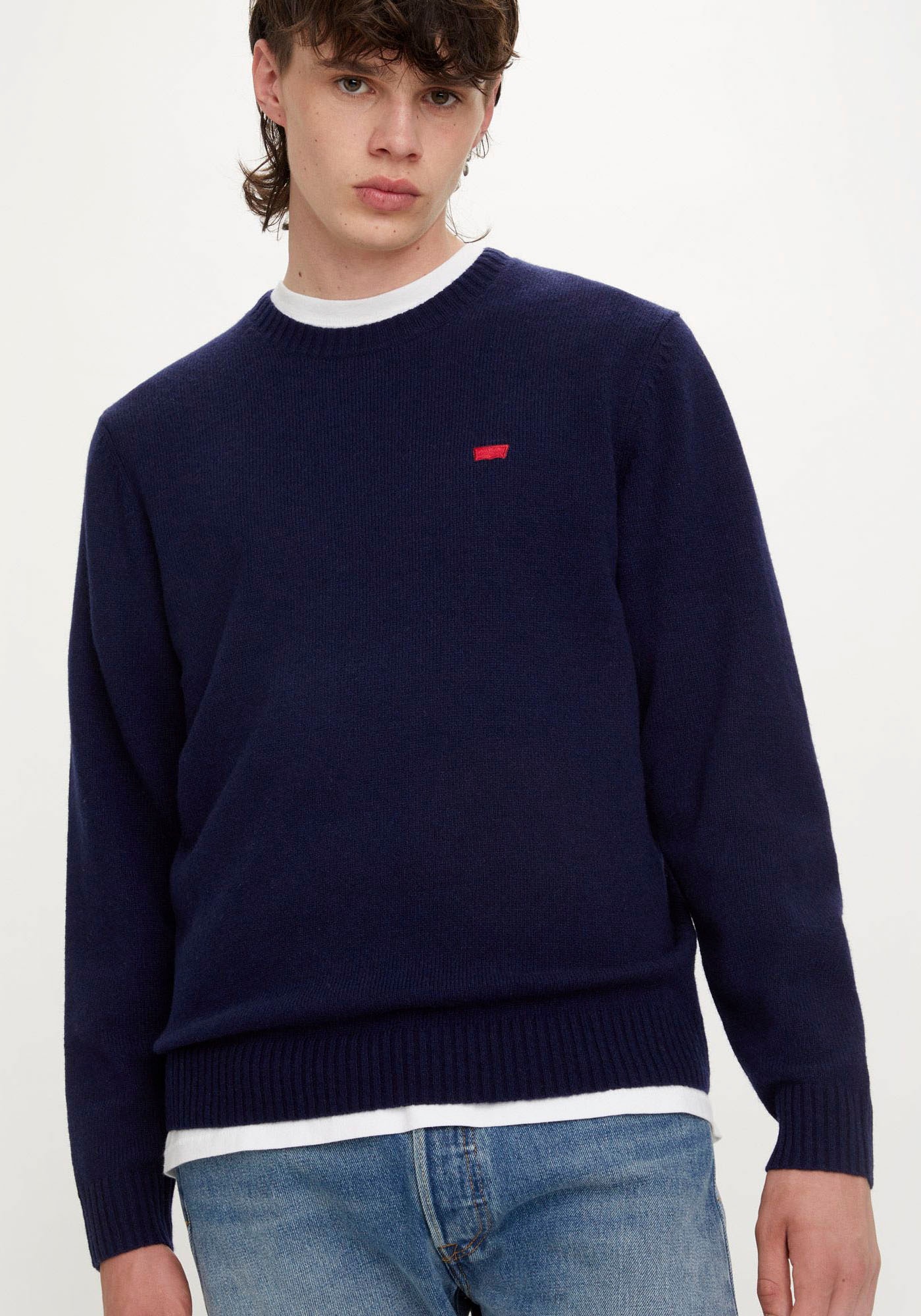 Levi's® Wollpullover »ORIGINAL HM SWEATER«, in klassischer Rundhalsform
