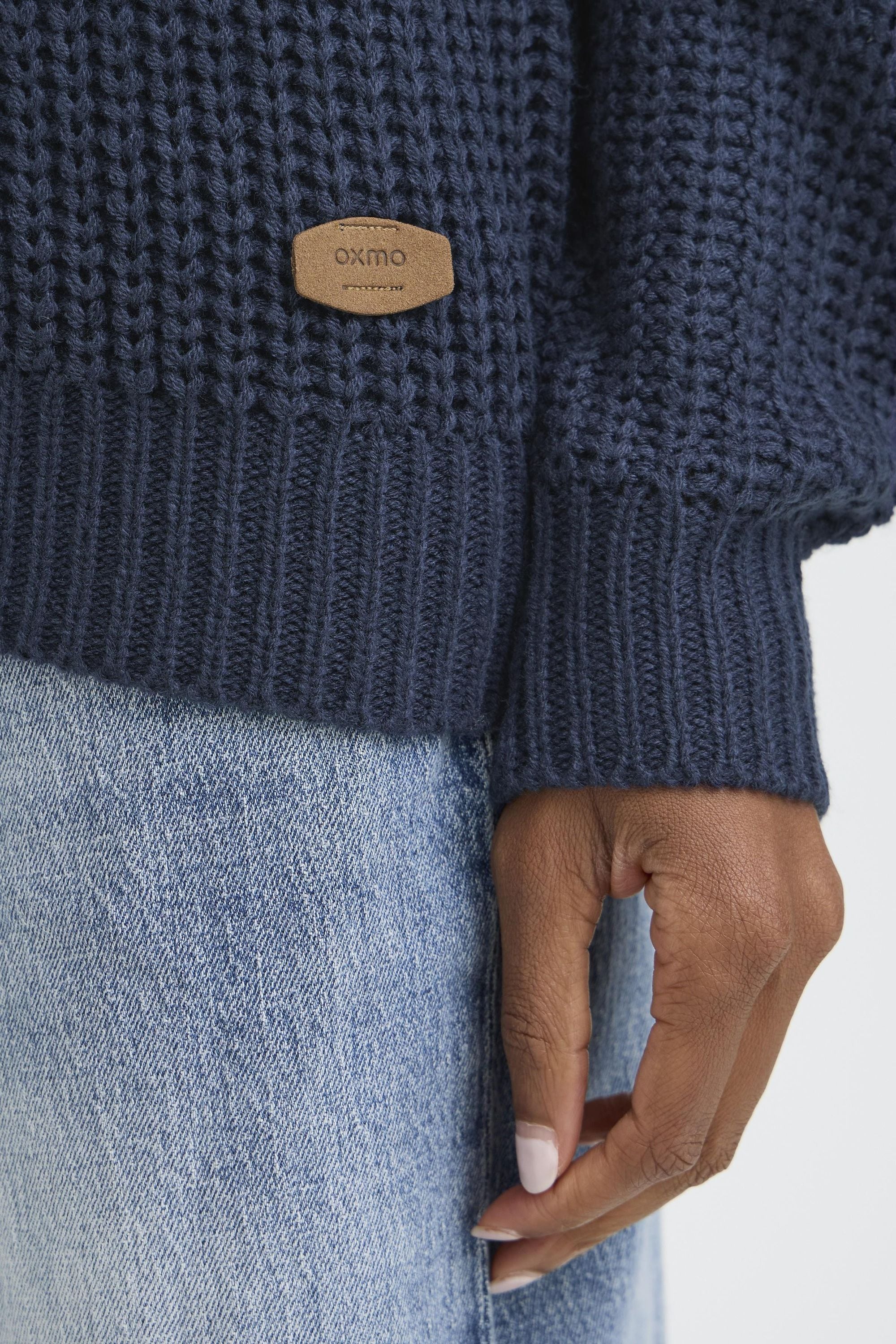 OXMO Strickfleece-Pullover »Strickpullover OXEdna«