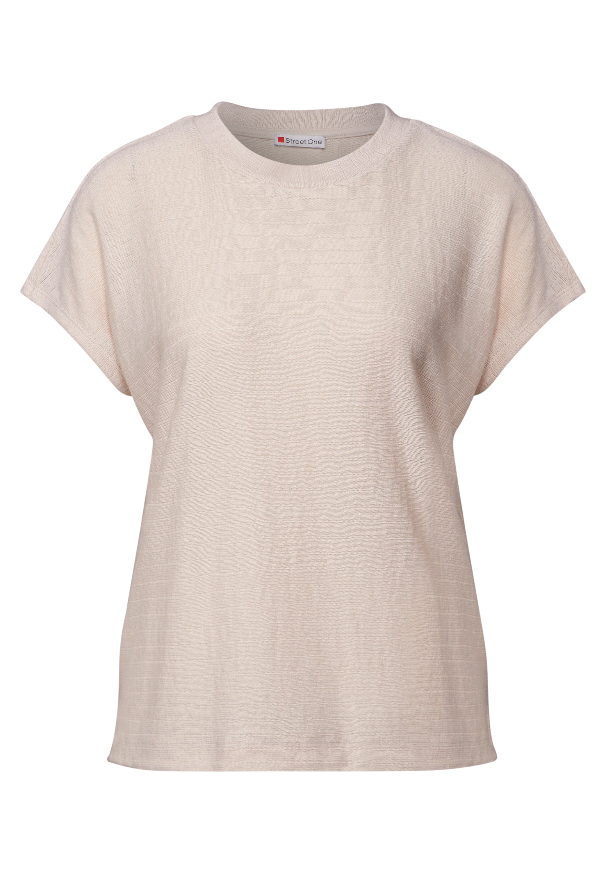 STREET ONE T-Shirt, mit Streifenstruktur