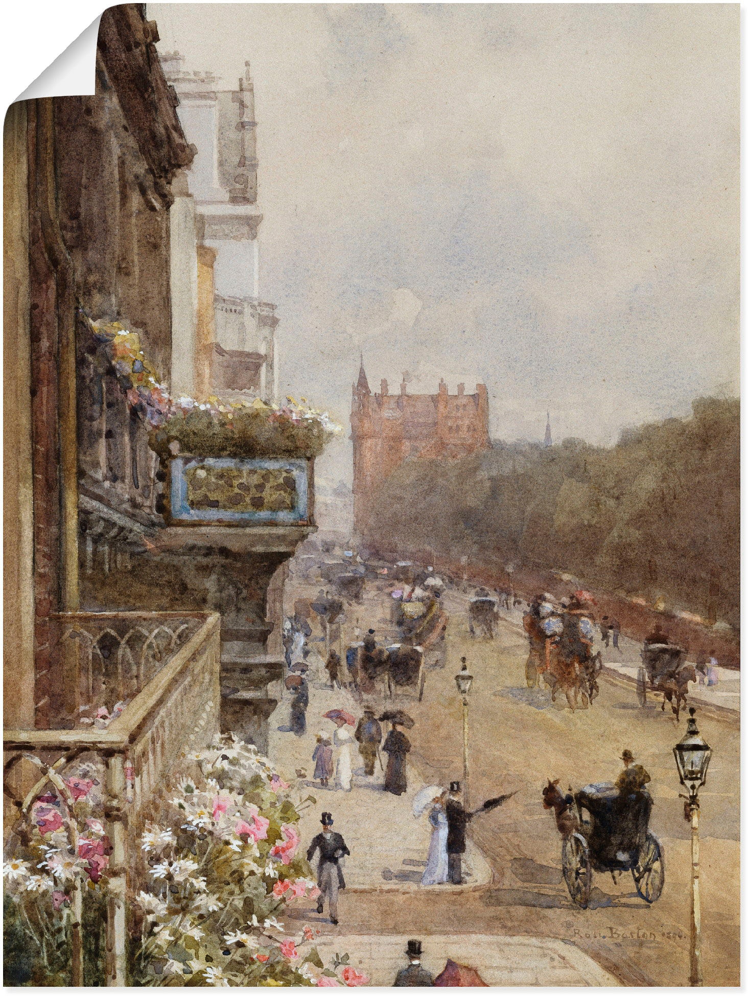 Artland Wandbild »Piccadilly, London. als 1894«, Größen & Gruppen St.), Familien, Poster bestellen in bei online (1 OTTO verschied. Leinwandbild