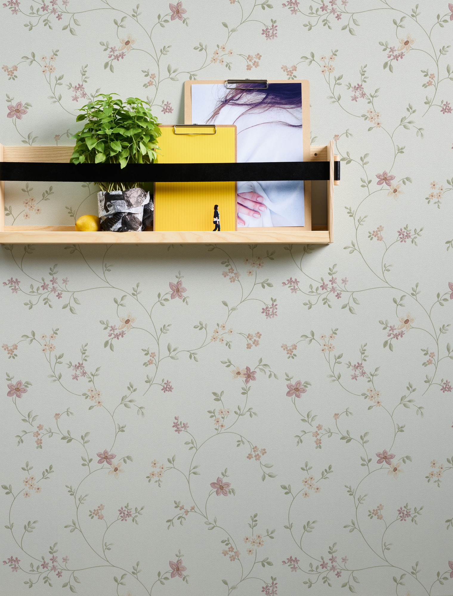 A.S. Création Vliestapete »Maison Charme Vliestapete Blümchen-Muster florale Tapete Creme« Strukturmuster strukturiert Mustertapete floral in Blumen-Optik Weiß Grün Schlafzimmer Küche