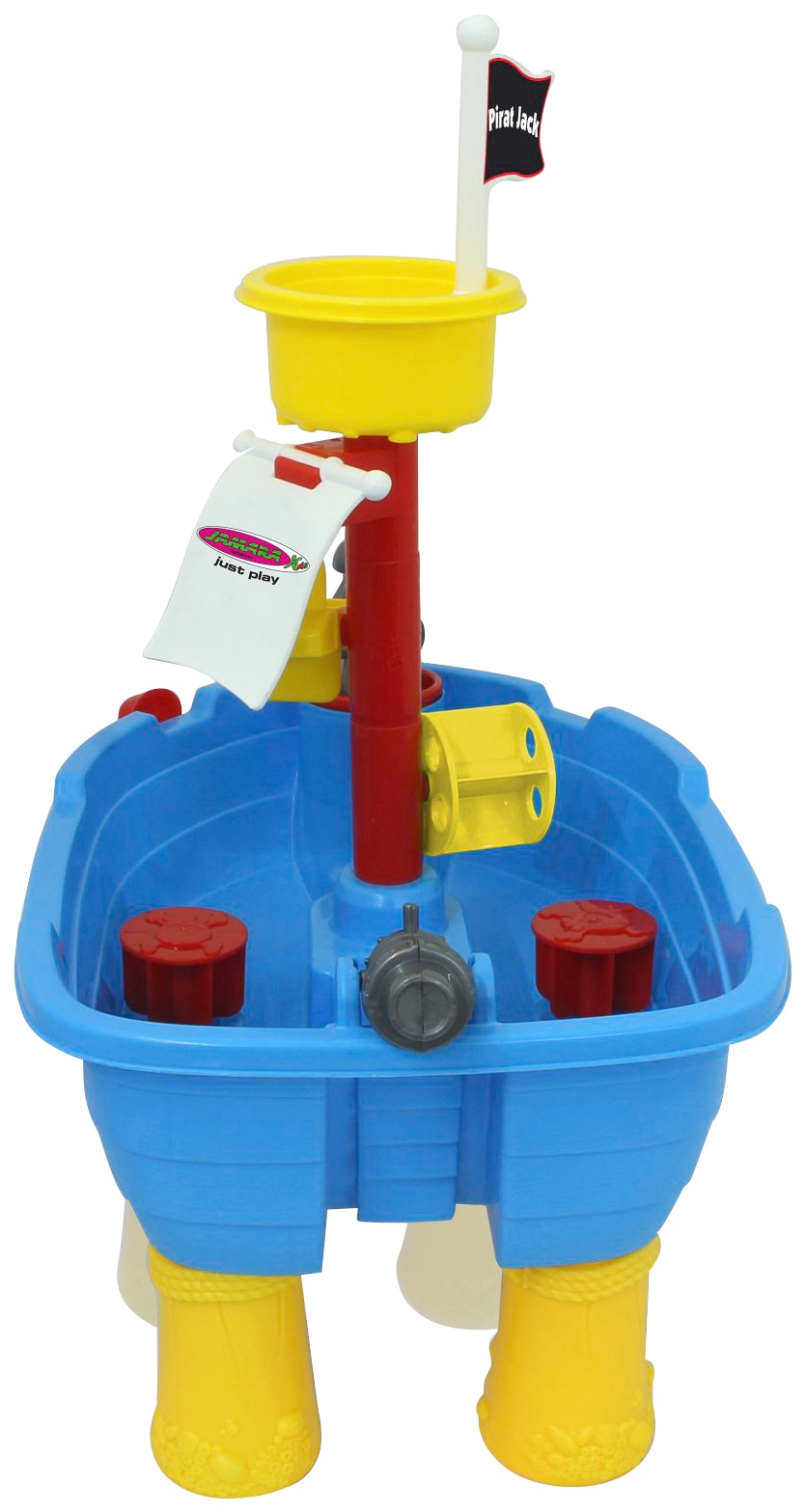 Jamara Wasserspieltisch »Pirat Jack«, für Kinder ab 2 Jahren, 21-teilig, BxLxH: 13x30x58 cm