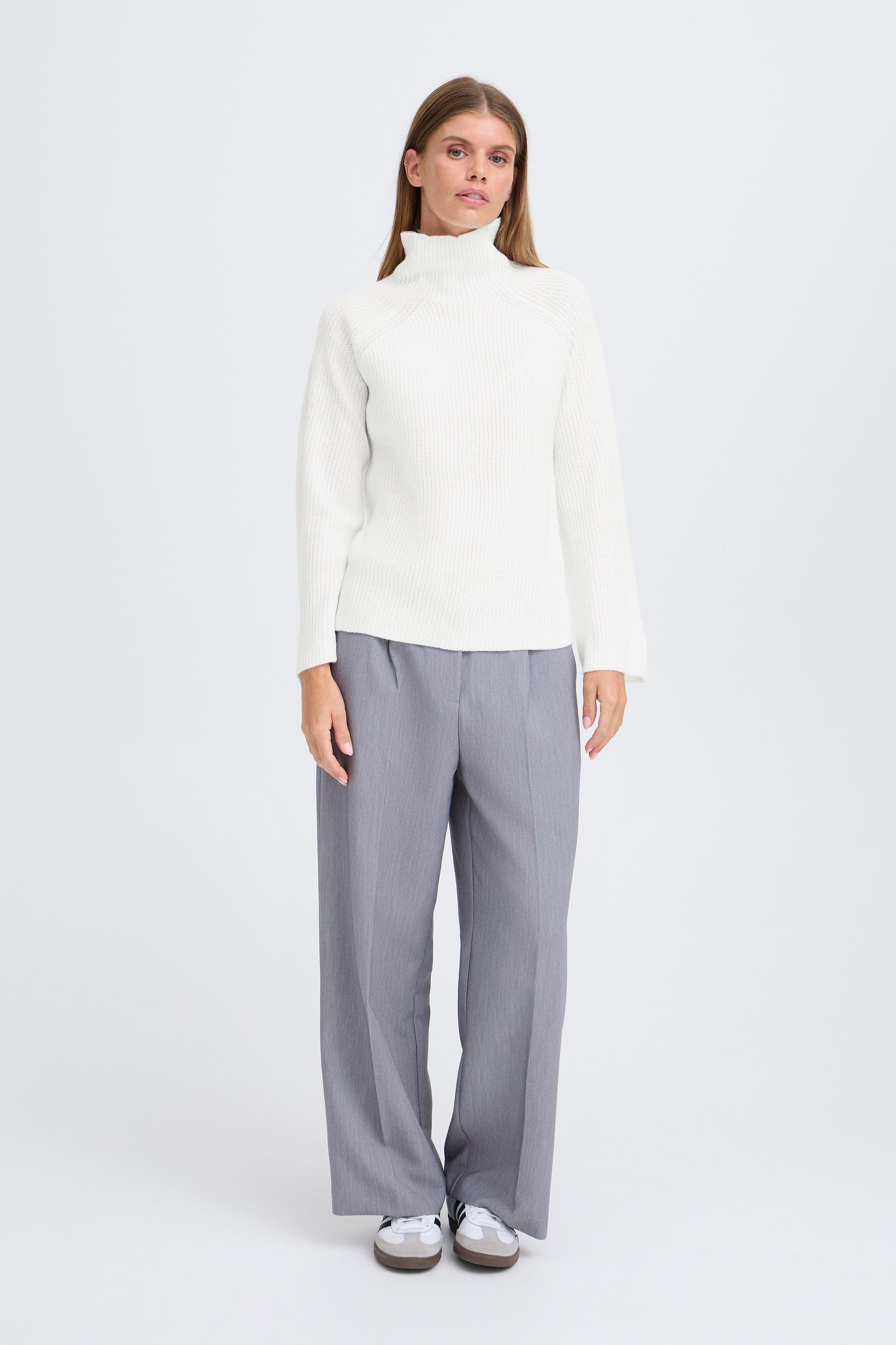 OXMO Strickfleece-Pullover »Strickpullover OXBMMNELLY TURTLENECK«