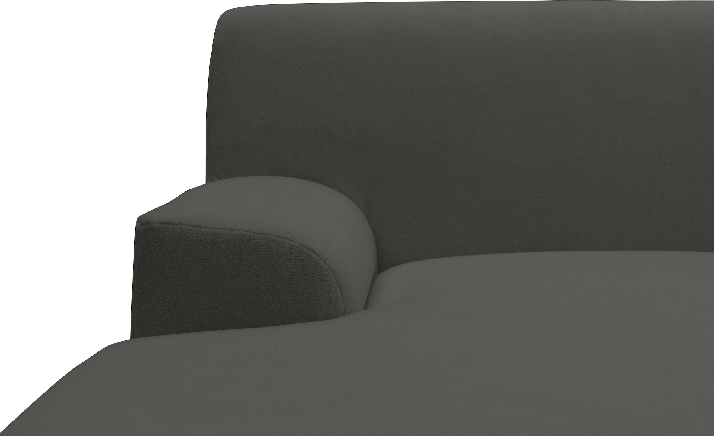 DOMO collection Ecksofa »Turah 2, L-Form, Cord oder Luxus-Microfaser, komfortabler Federkern«, B/T/H: 241/146/79 cm, incl. Zierkissen, wahlweise mit Bettfunktion
