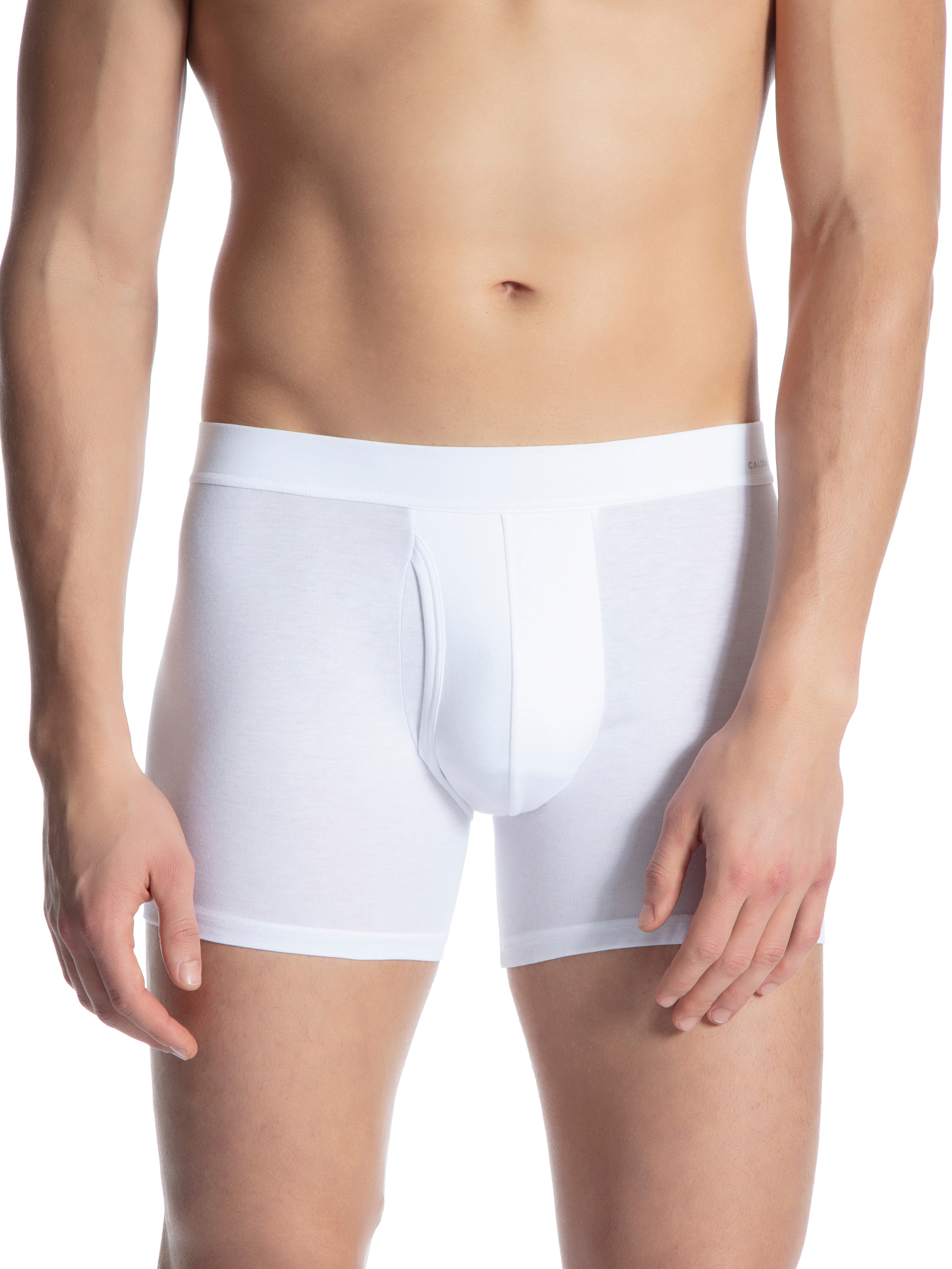 CALIDA Boxer, mit kleinem Logo-Schriftzug