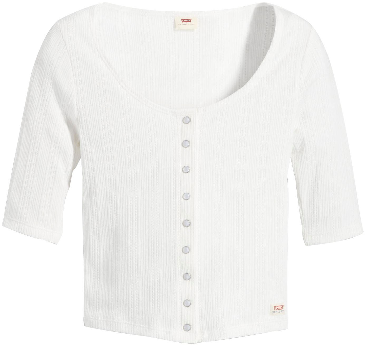 Levi's® Rundhalsshirt »POINTELLE TOP«, mit Struktur - Stretchqualität