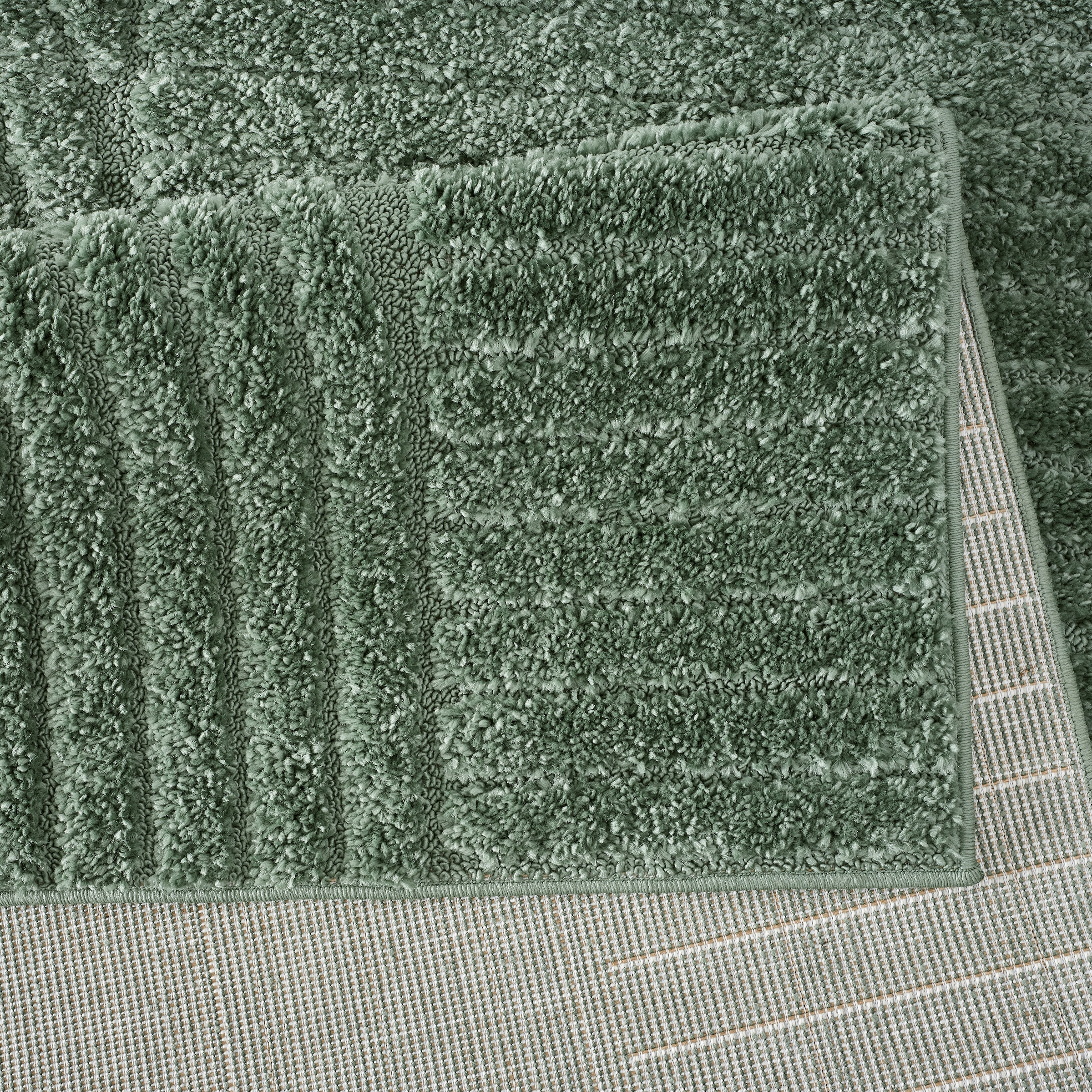 OTTO home Teppich »Jonne, Boho-Design, Scandi, Designteppich« rechteckig 20 mm Höhe Hoch-Tief, 3D Optik, skandinavischer Stil, Wohnzimmer, Schlafzimmer