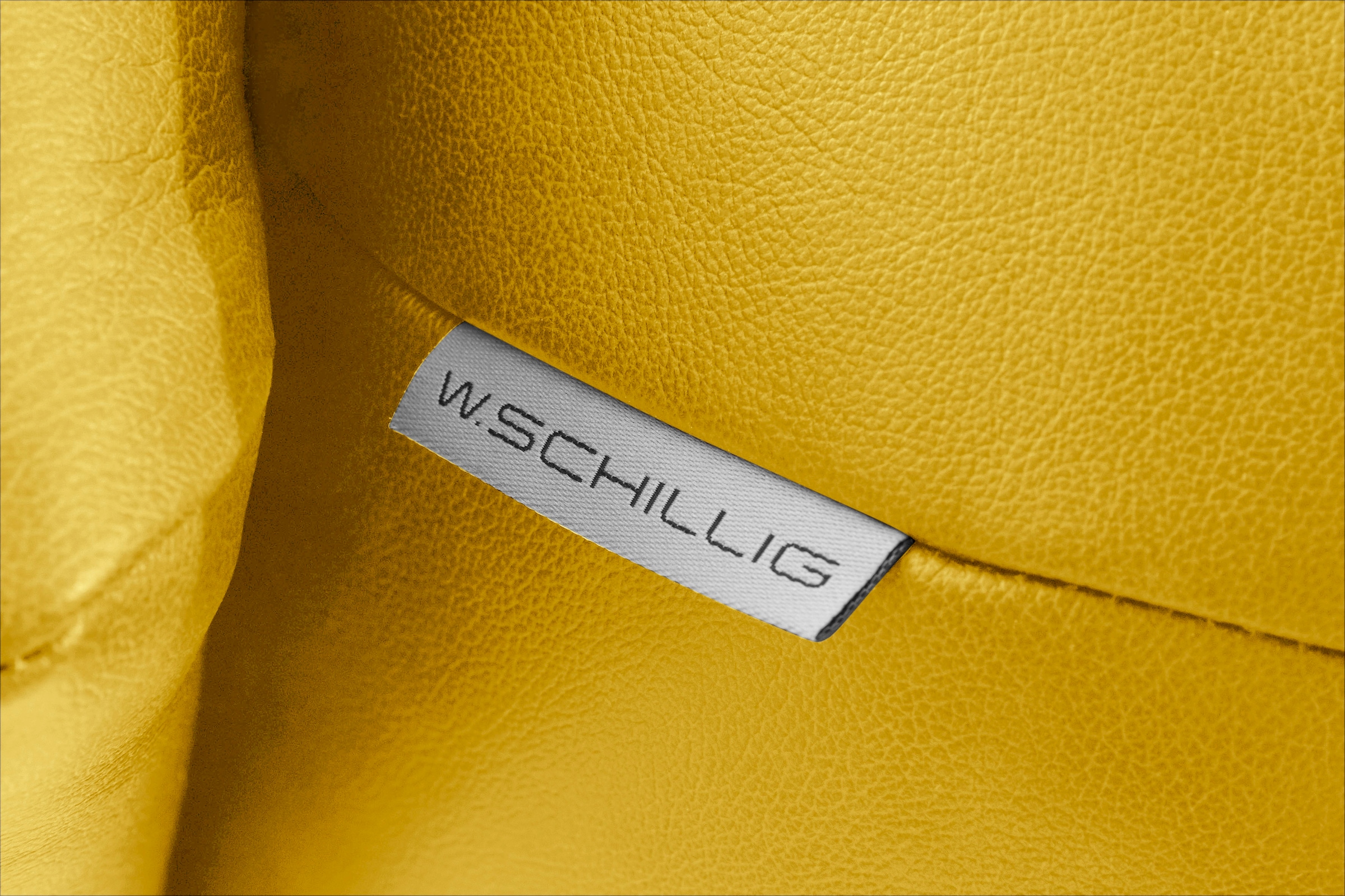 W.SCHILLIG 2,5-Sitzer »sherry«, Kopfstützenverstellung, Metallfüße in Chrom glänzend, Breite 214 cm