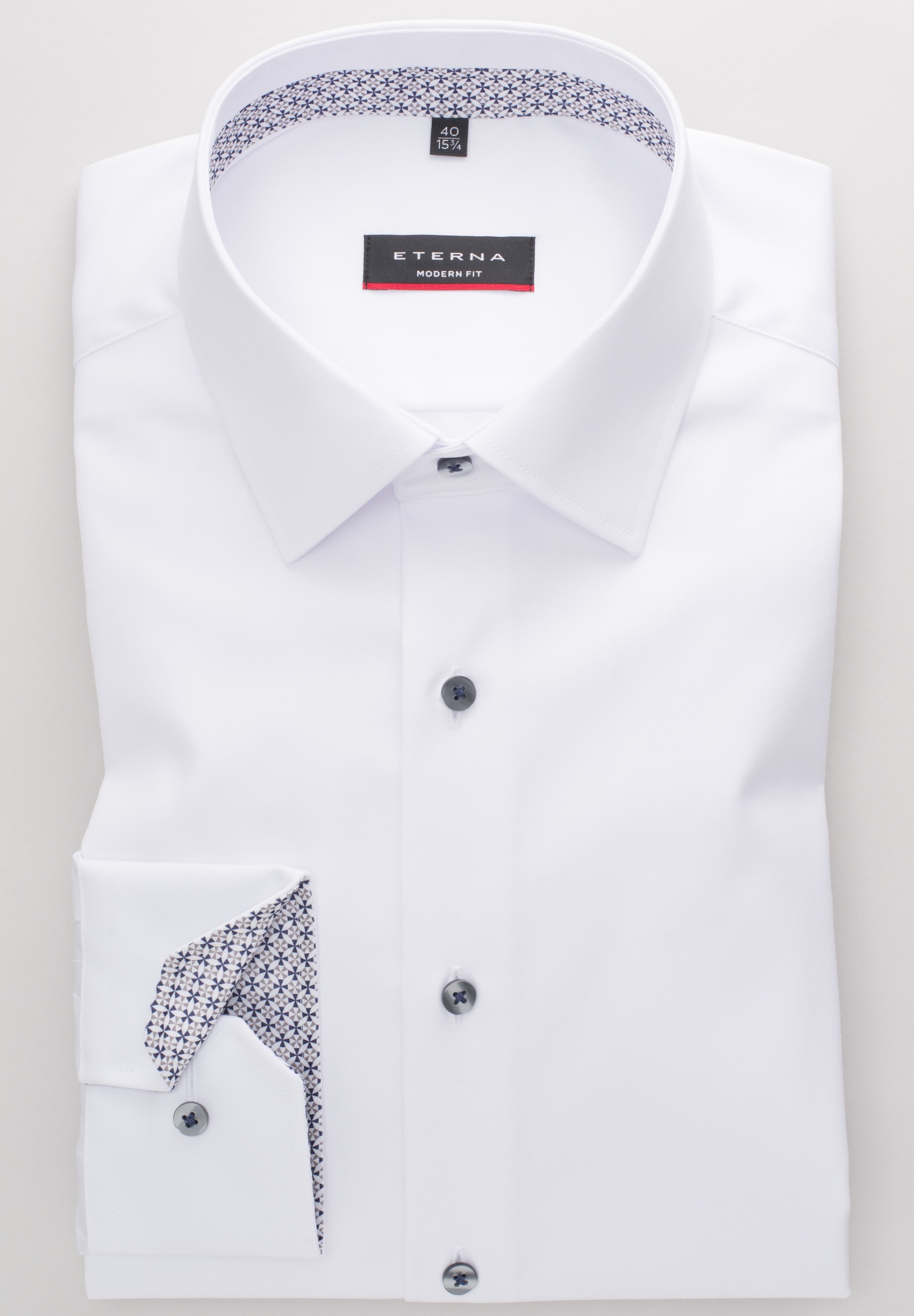 Eterna Langarmhemd »MODERN FIT«, NON IRON (bügelfrei)