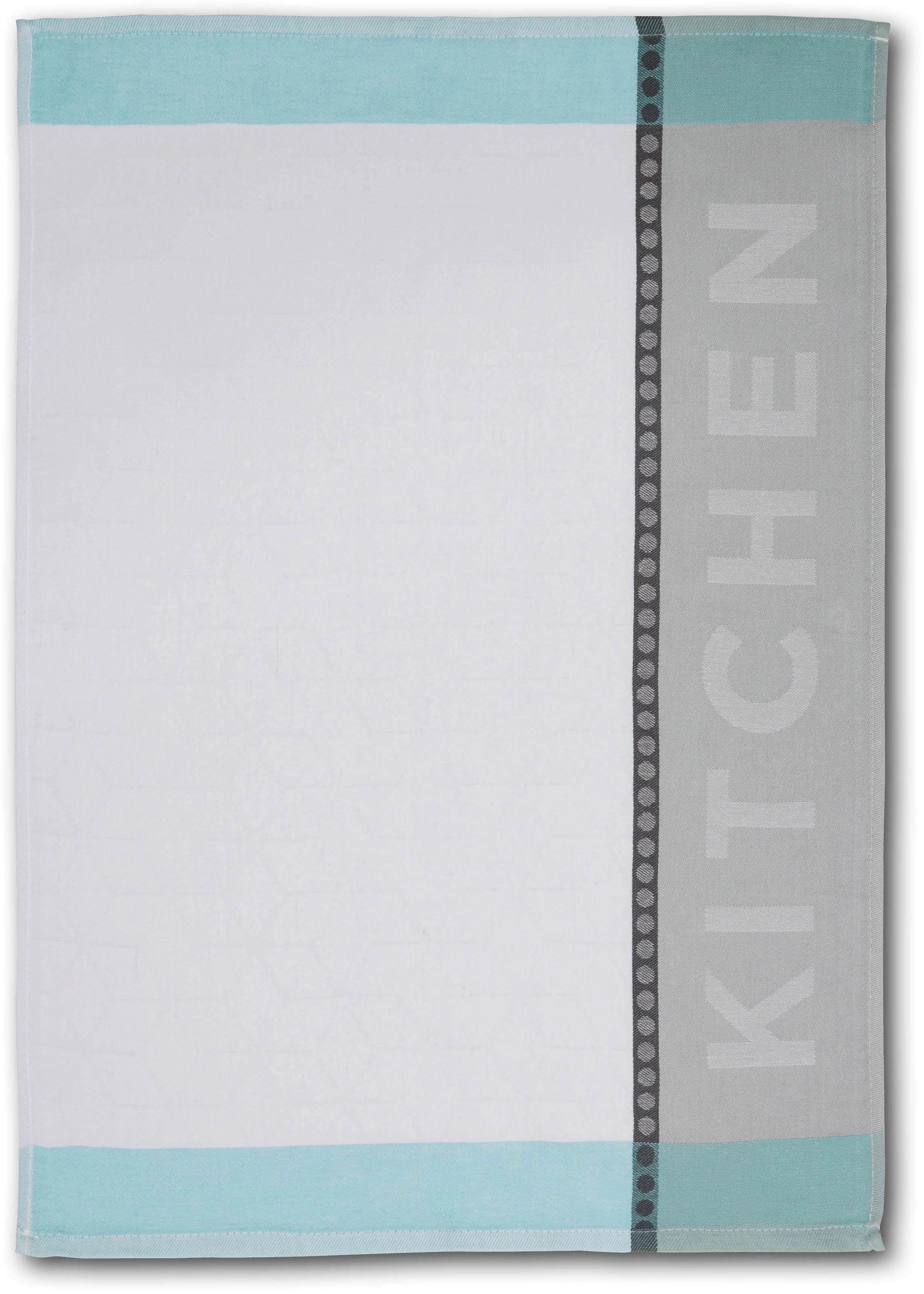 Dyckhoff Geschirrtuch »HOME / KITCHEN, Maße je Tuch ca. 50x70 cm«, (Set, 6 tlg.), mit zwei verschiedenen Motiven