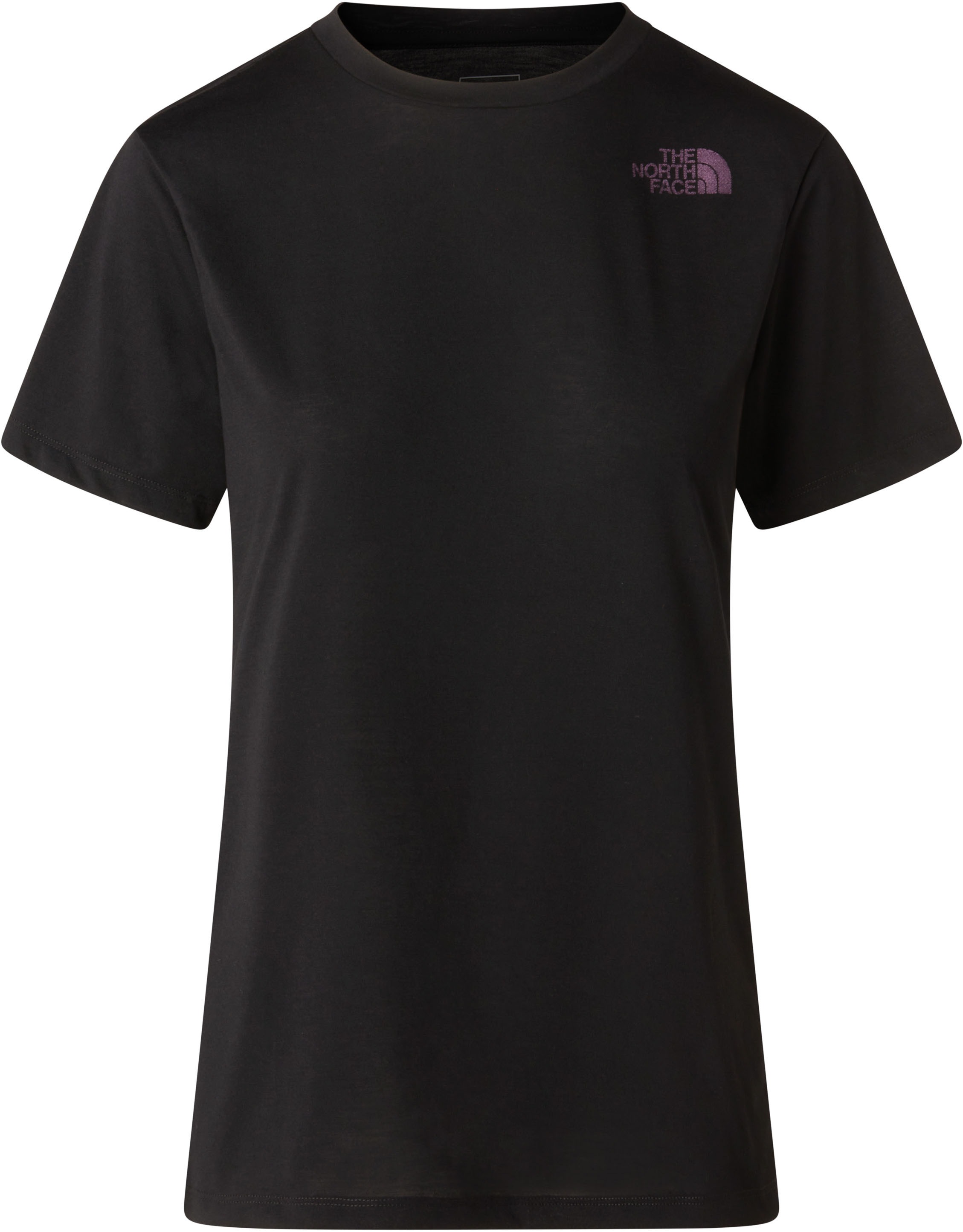 The North Face T-Shirt »W BITMAP LOGO SHORT SLEEVES TEE-GRAPHIC« sportlicher Stil, Kurzarm, für Sportmode und Outdoormode