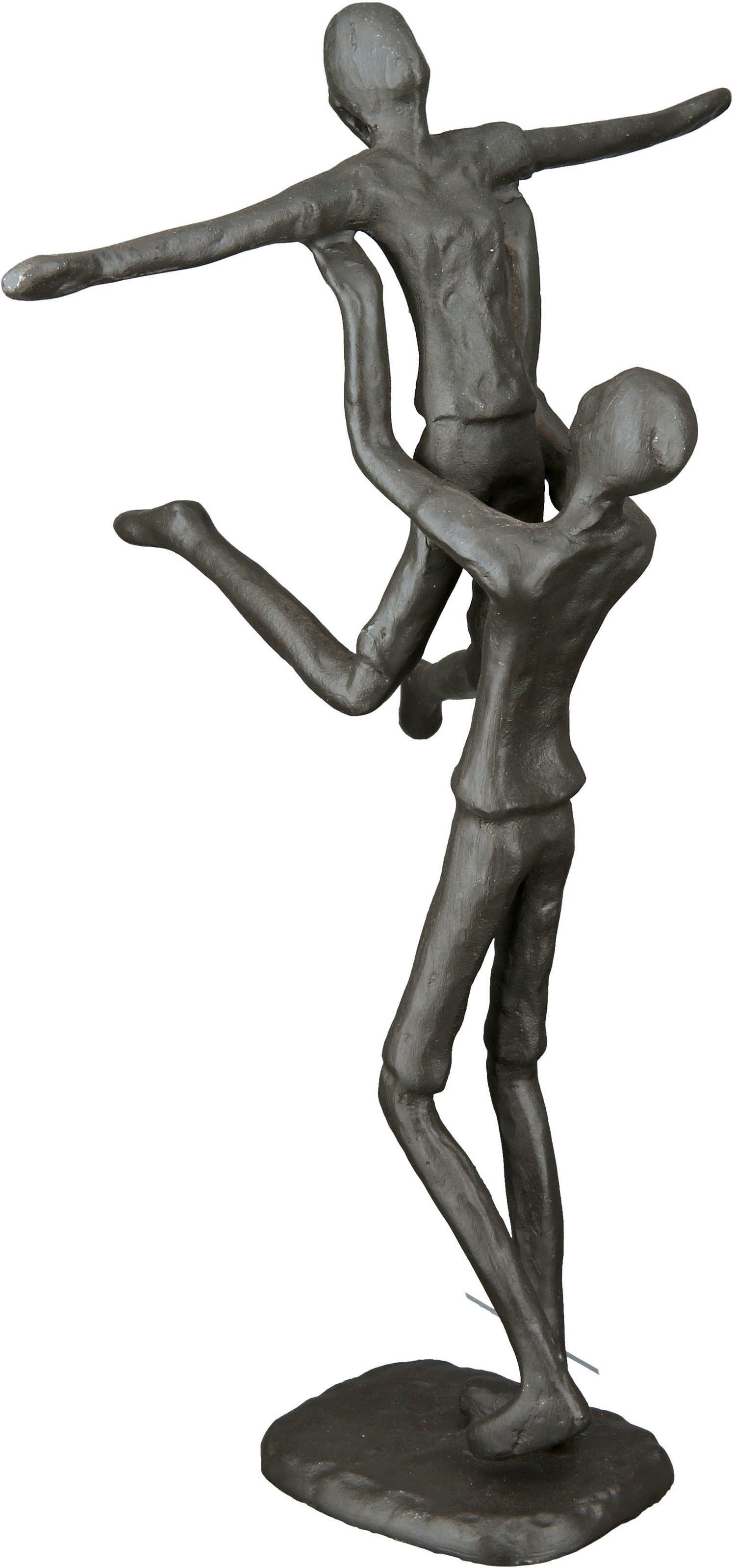 Casablanca by Gilde Dekofigur »Design Skulptur Hebefigur, braun«, (1 St.),  Dekoobjekt, aus Metall, Höhe 23,5 cm, Pärchen, Wohnzimmer im OTTO Online  Shop