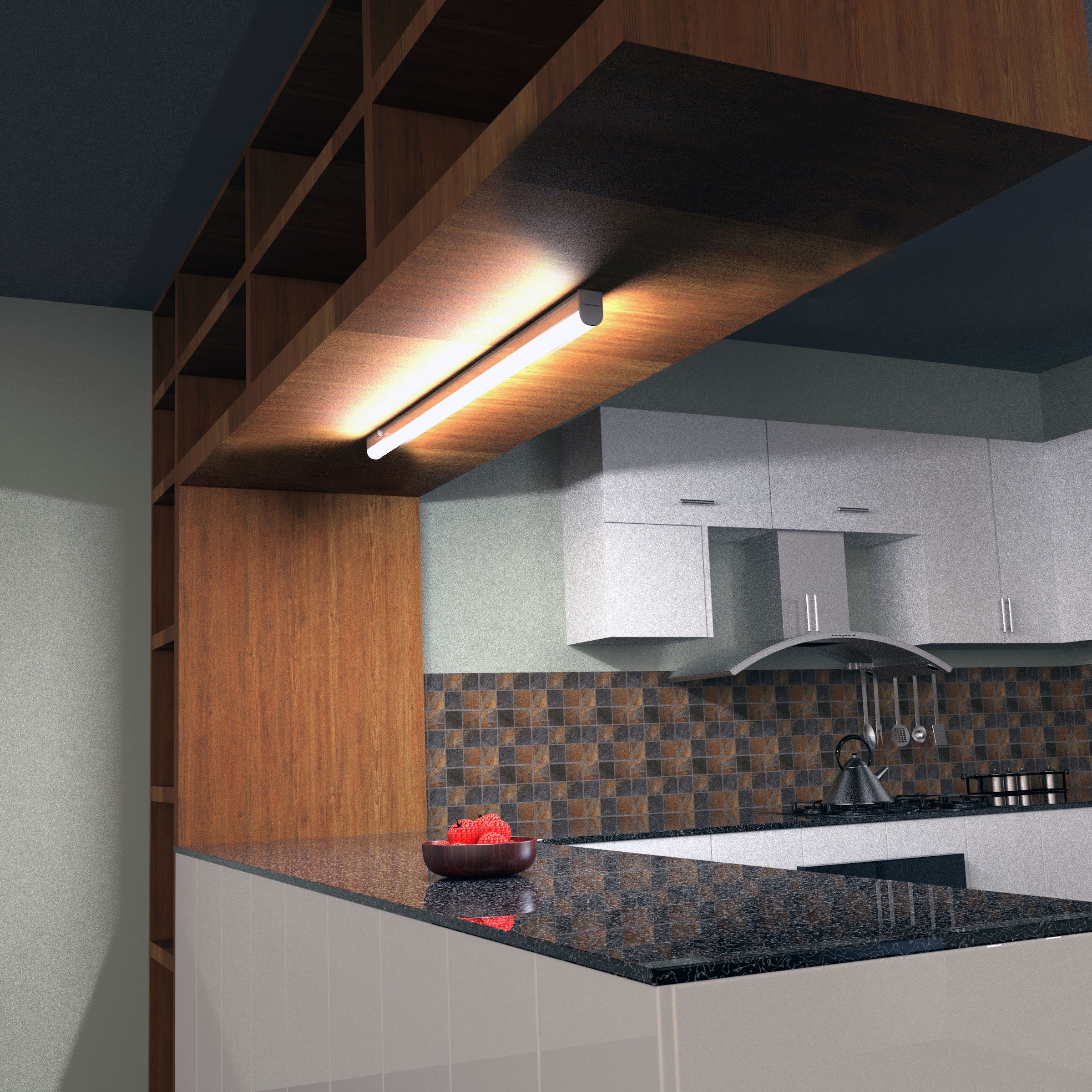 Briloner Leuchten LED Unterbauleuchte »2er Set LED Unterbauleuchte Küche, weiß« 2er Set LED Unterbauleuchte Küche 58,5 cm erweiterbar