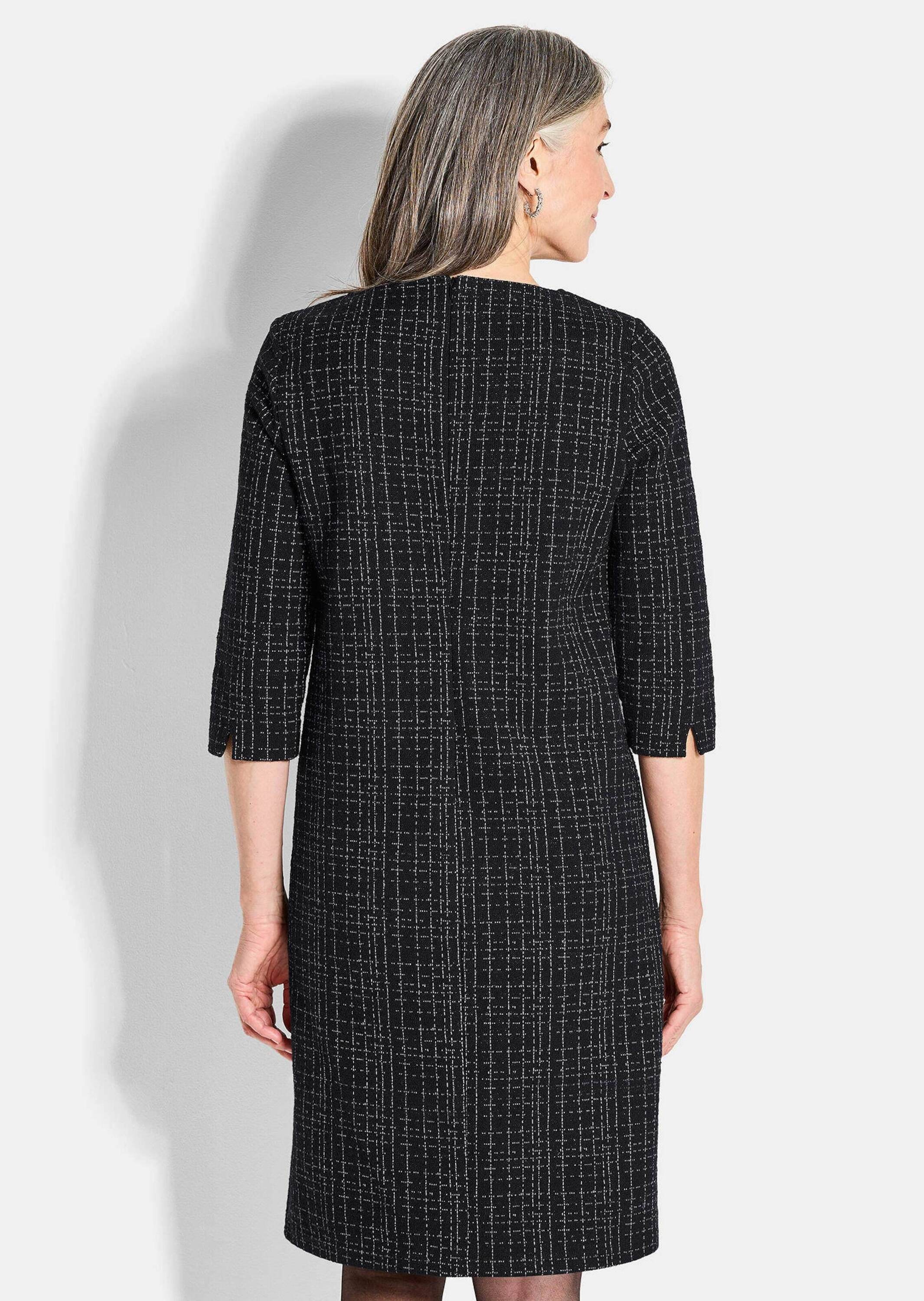 GOLDNER Jerseykleid »Jerseykleid in Tweed-Optik mit feinem Glanz«