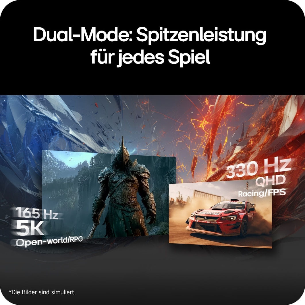 LG Gaming-LED-Monitor »27GM950B« 68 cm/27 ″  5120 x 2880 px 5K2K 1 Reaktionszeit 165 Hz