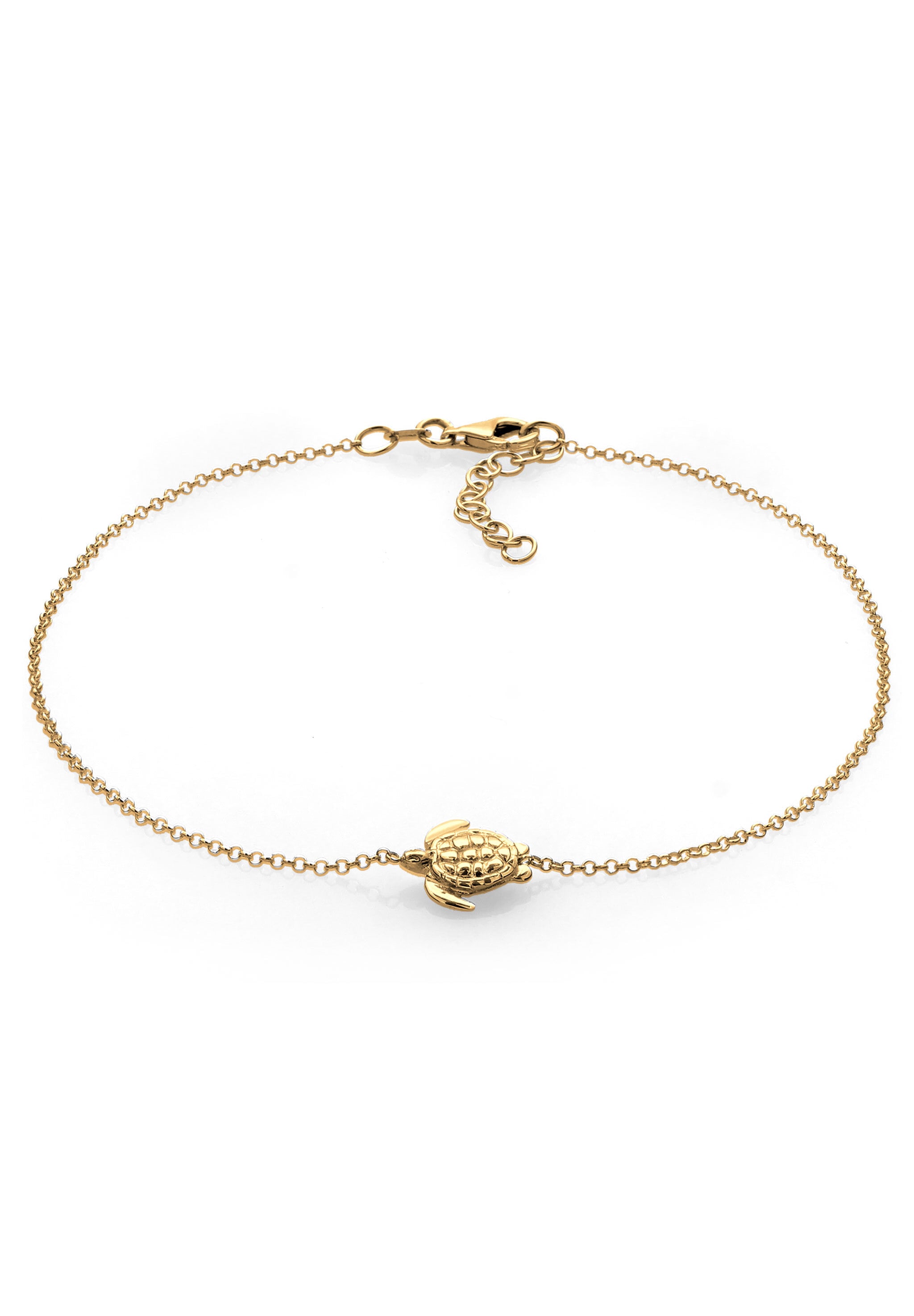 Elli Fußkette »Fußschmuck Schildkröte Turtle Tier 925 Sterling Silber«