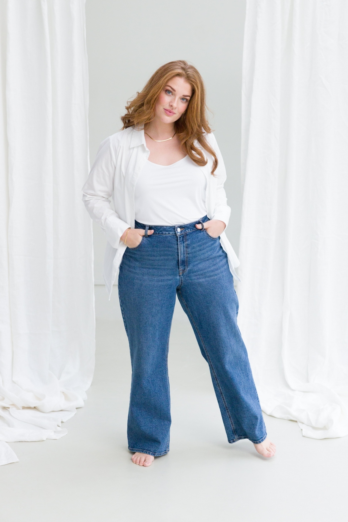 Base Level Curvy Weite Jeans in großen Größen