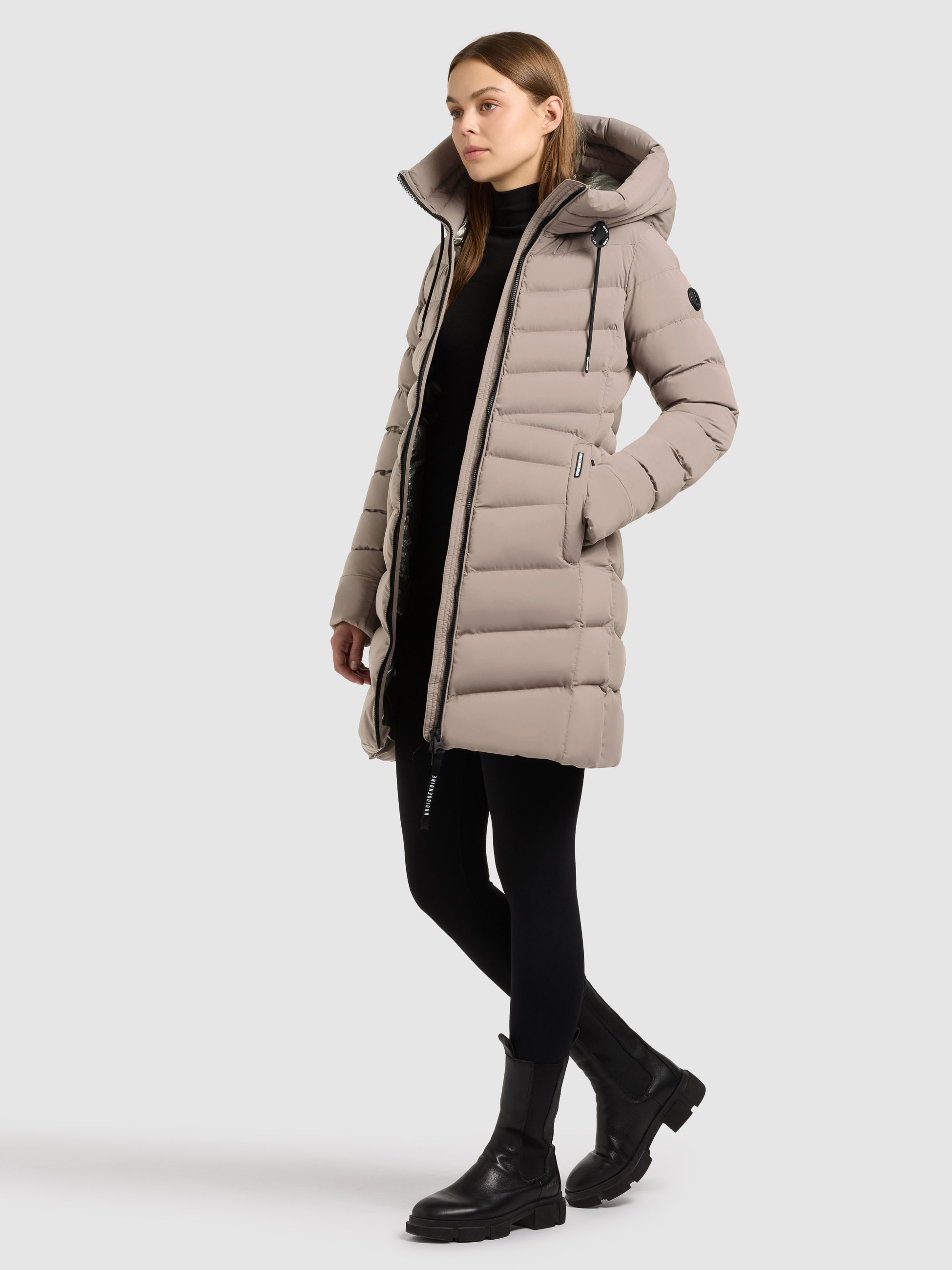 khujo Steppmantel »TUHANI5« mattes Obermaterial