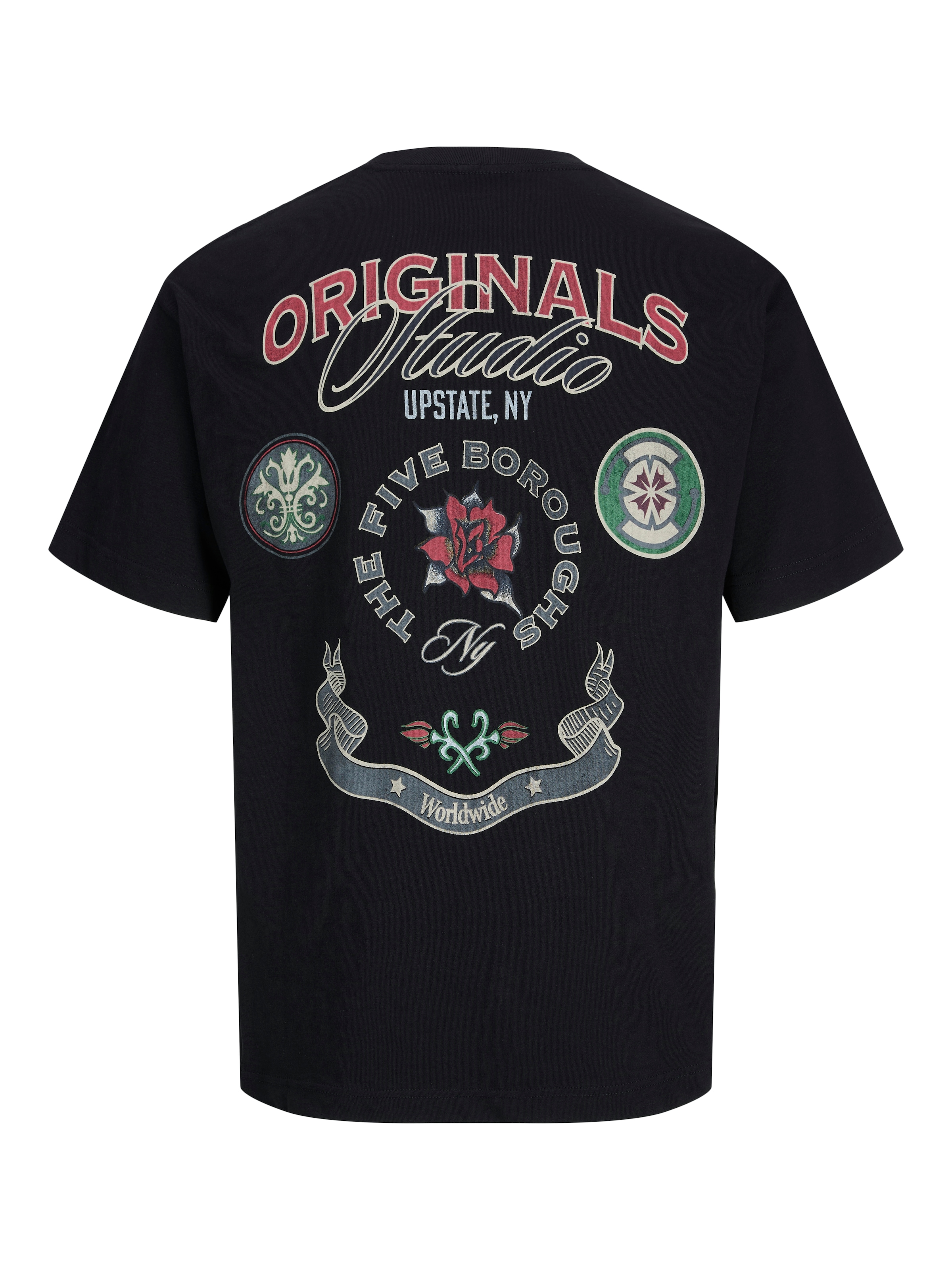 Jack & Jones T-Shirt »JORUPSTATE GRAPHIC BACK TEE SS CN«
