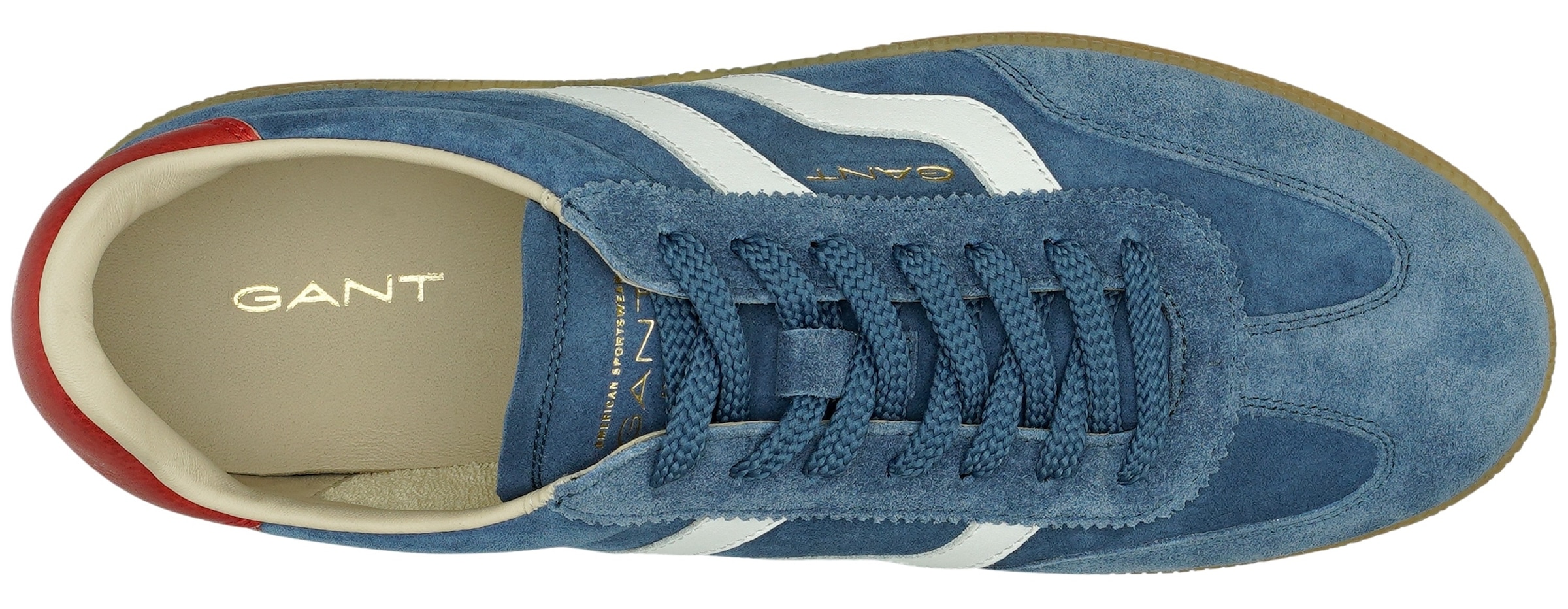 Gant Sneaker »Cuzmo«, Schnürschuh, Retro Sneaker mit Wechselfußbett