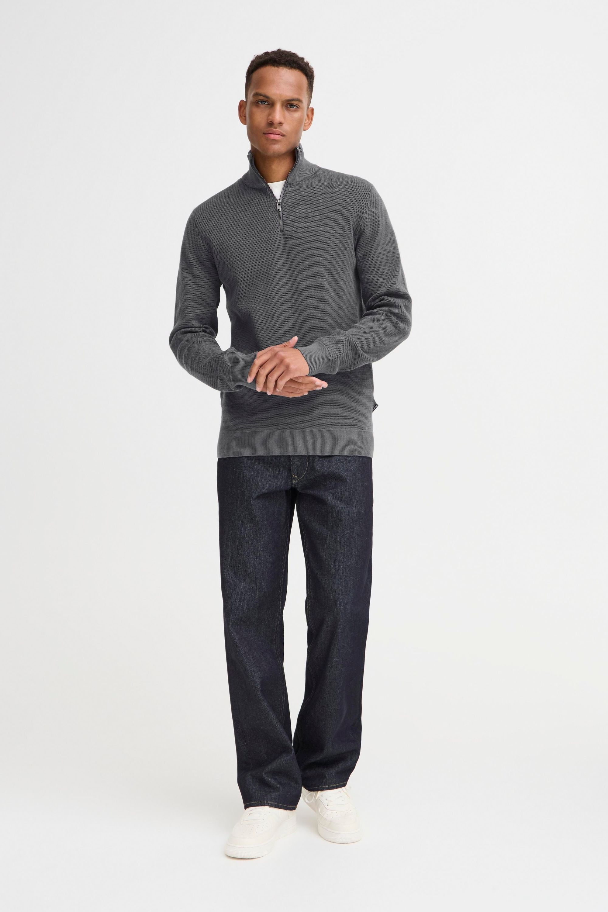 Blend Troyer »Troyer BHBAAL HALF ZIPP KNIT«