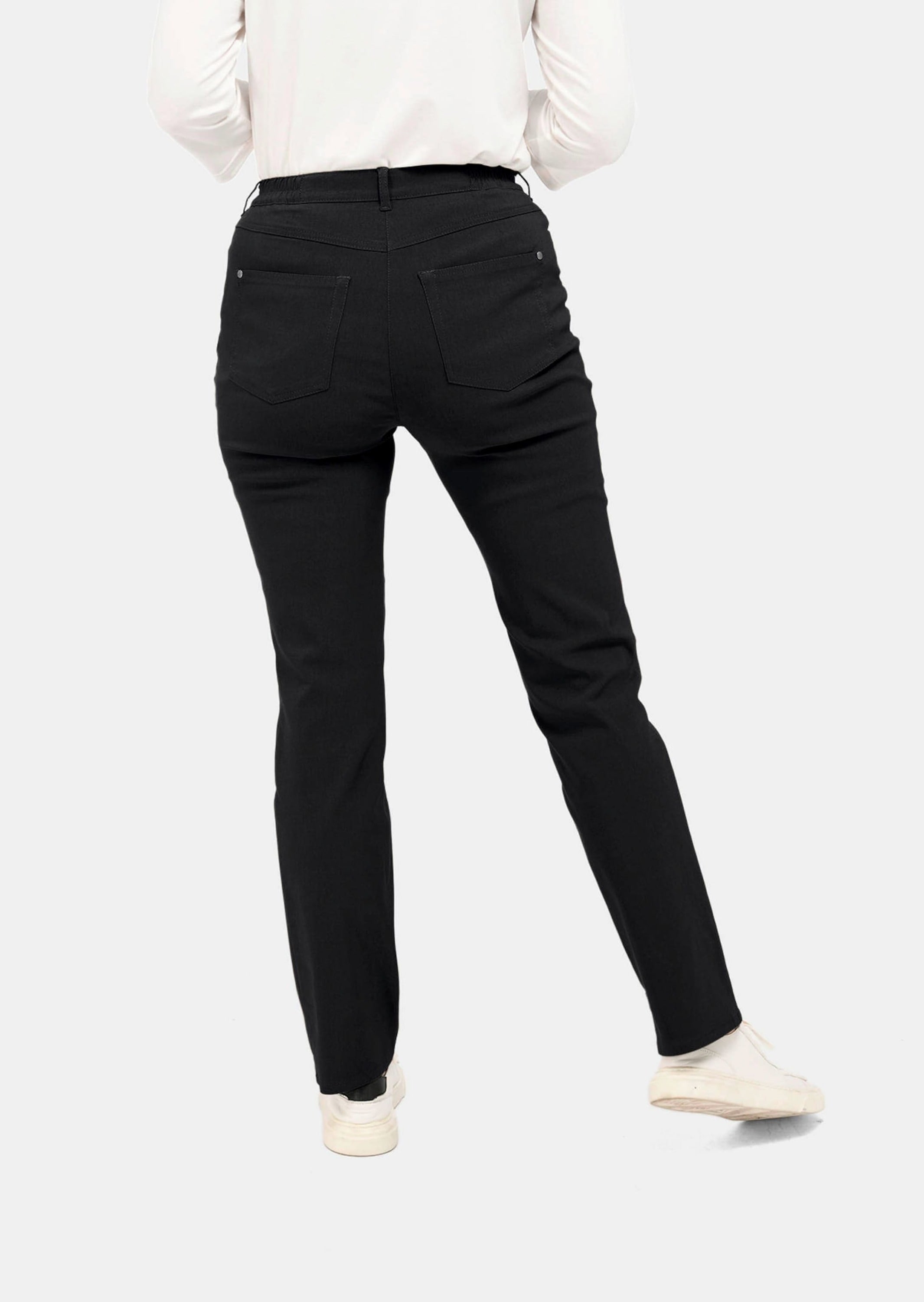 GOLDNER Stoffhose »Kurzgröße Perfekte Super-Stretch-Hose CARLA«