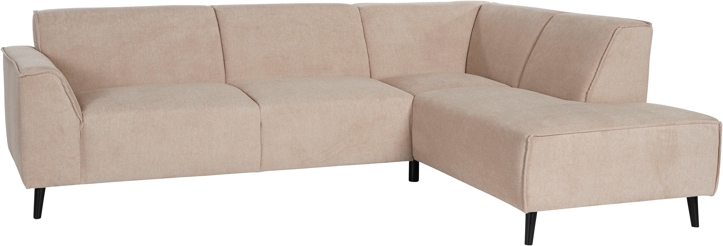DOMO collection Ecksofa »Amora, bequem und zeitlos, L-Form«, mit Federkern für mehr Sitzkomfort
