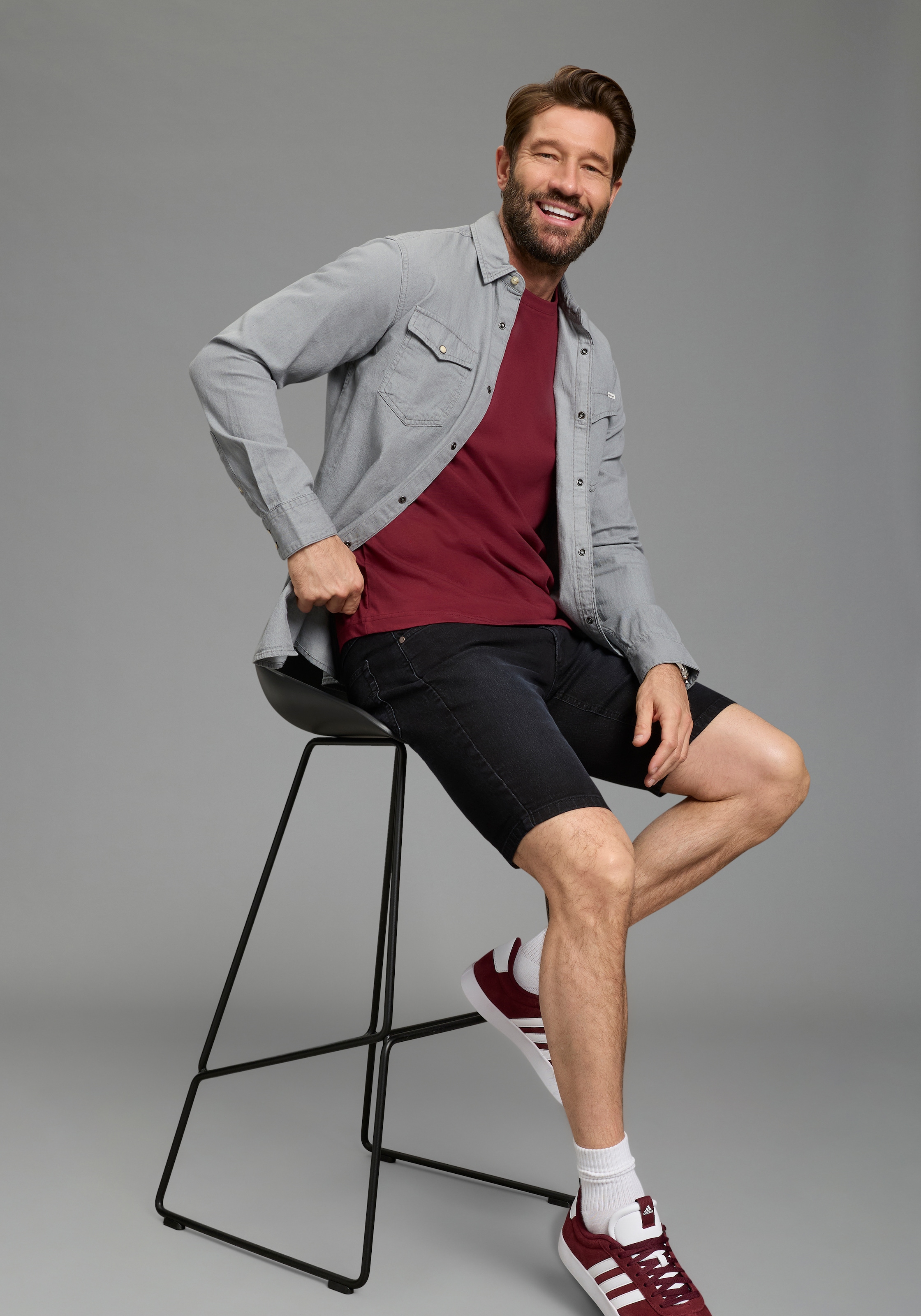 Arizona Jeansshorts 2er-Pack,  Regular-Fit, gerade geschnittenes Bein