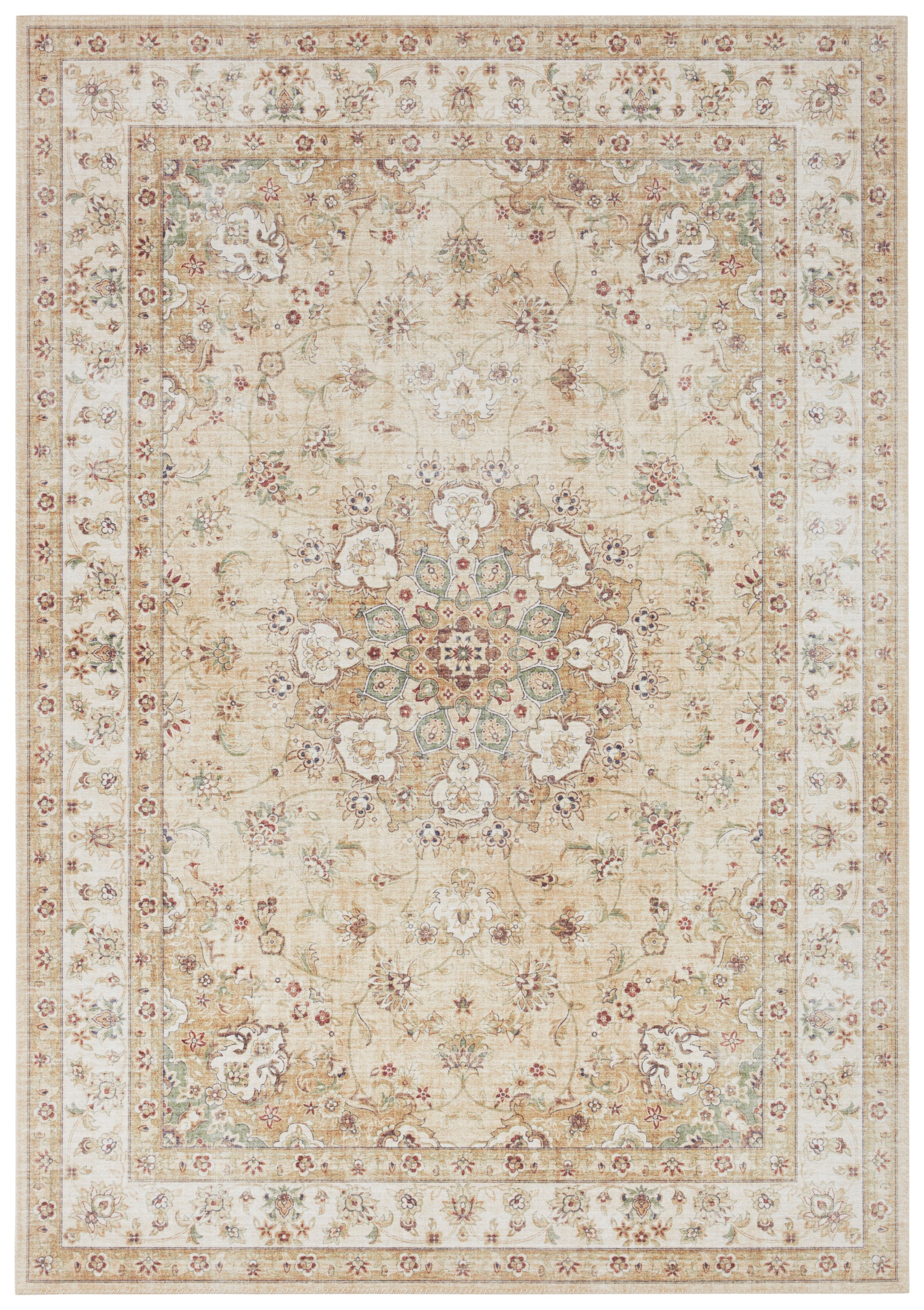 ELLE DECORATION Teppich »Nain«, rechteckig, 7 mm Höhe, Orientalisch, Läufer, Kurzflor, Wohnzimmer, Schlafzimmer, Vintage-Look