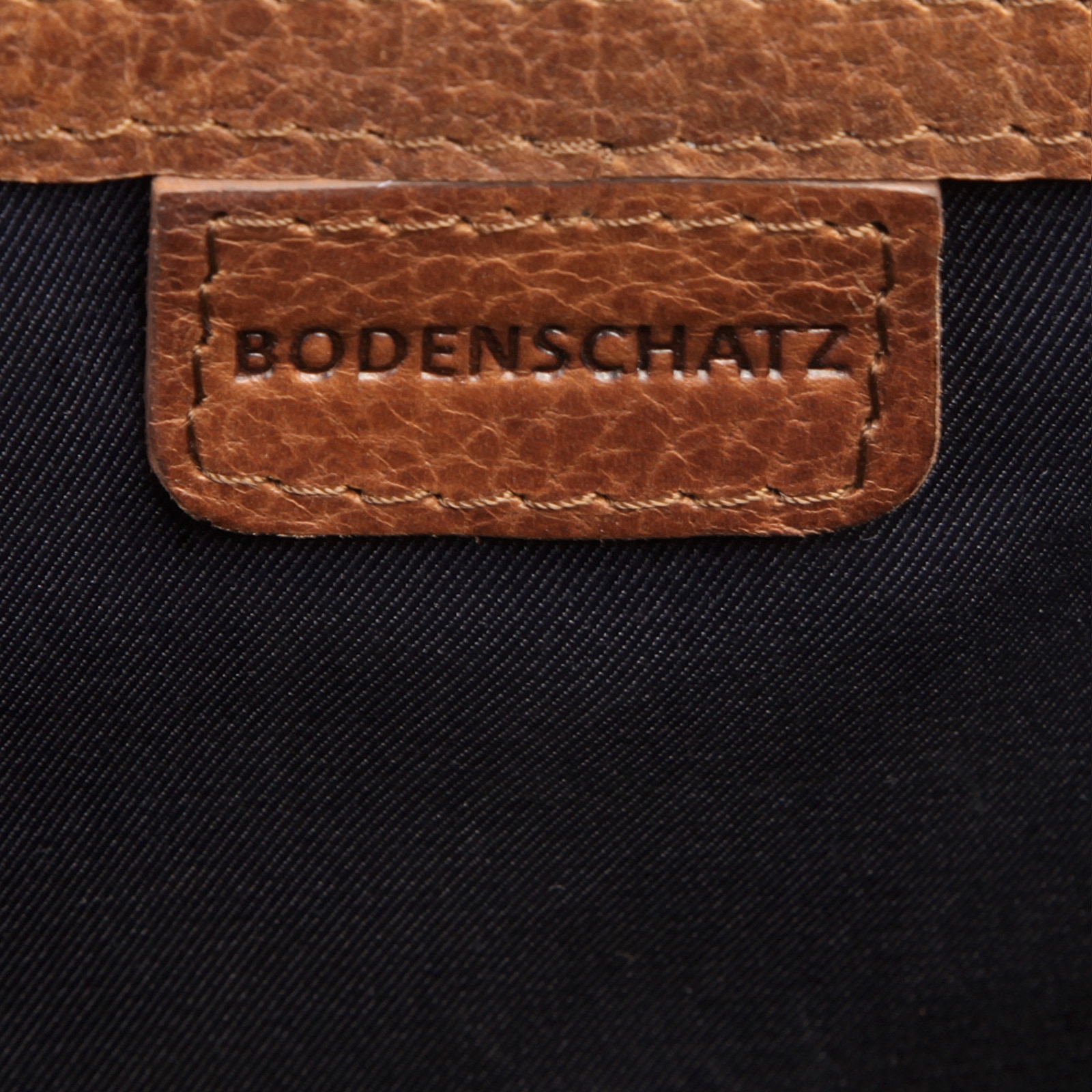 BODENSCHATZ Messenger Bag, echt Leder