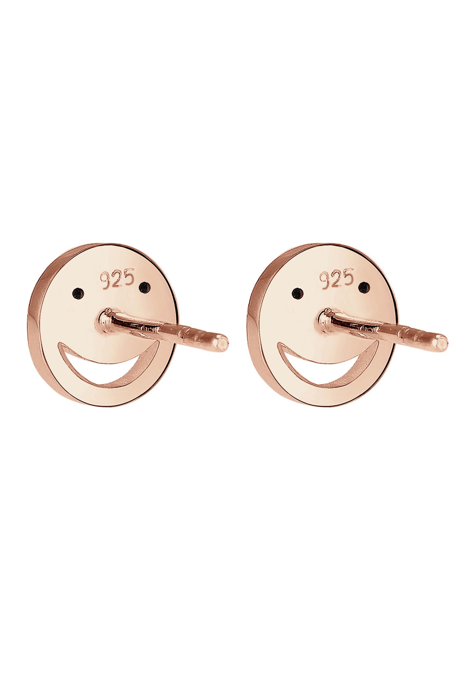 Elli Paar Ohrstecker »Ohrringe mit Smiling Face 925 Silber, mit Kristallen von Swarovski®«