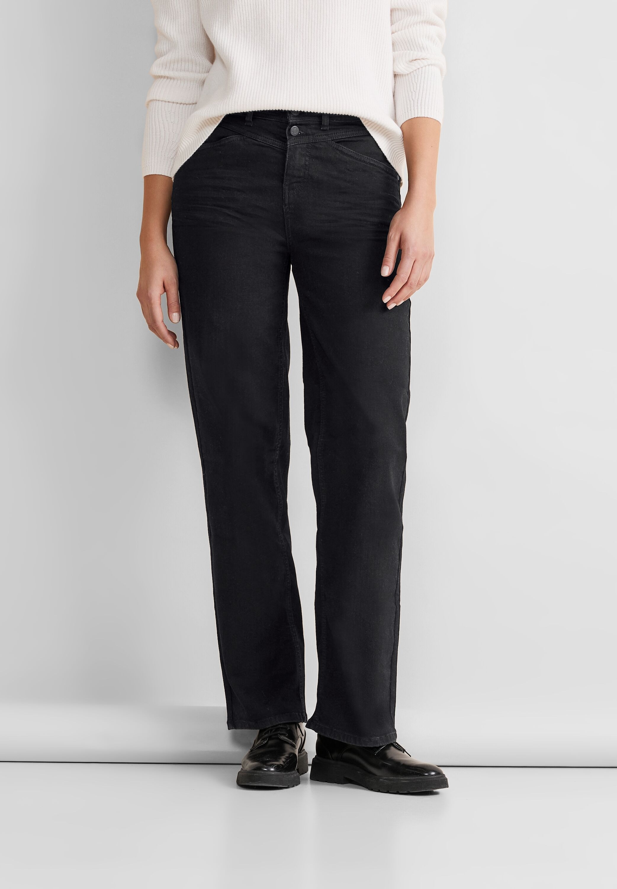 5-Pocket-Jeans »QR York Straight«, mit geradem Bein