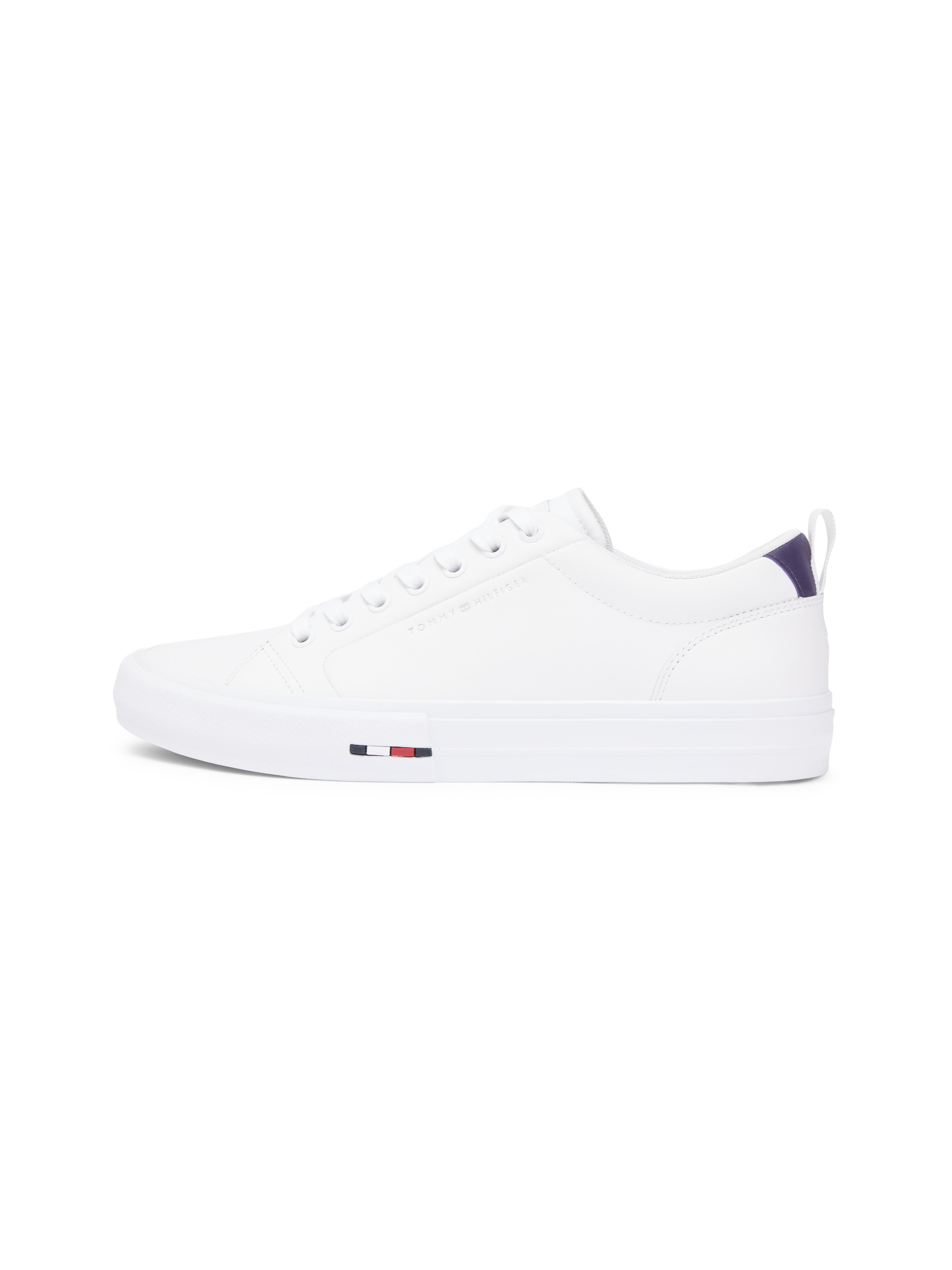 Tommy Hilfiger Sneaker »HARLEM STREET LTH«  Freizeitschuh, Halbschuh, Schnürschuh mit TH-Logo -klein ausfallend