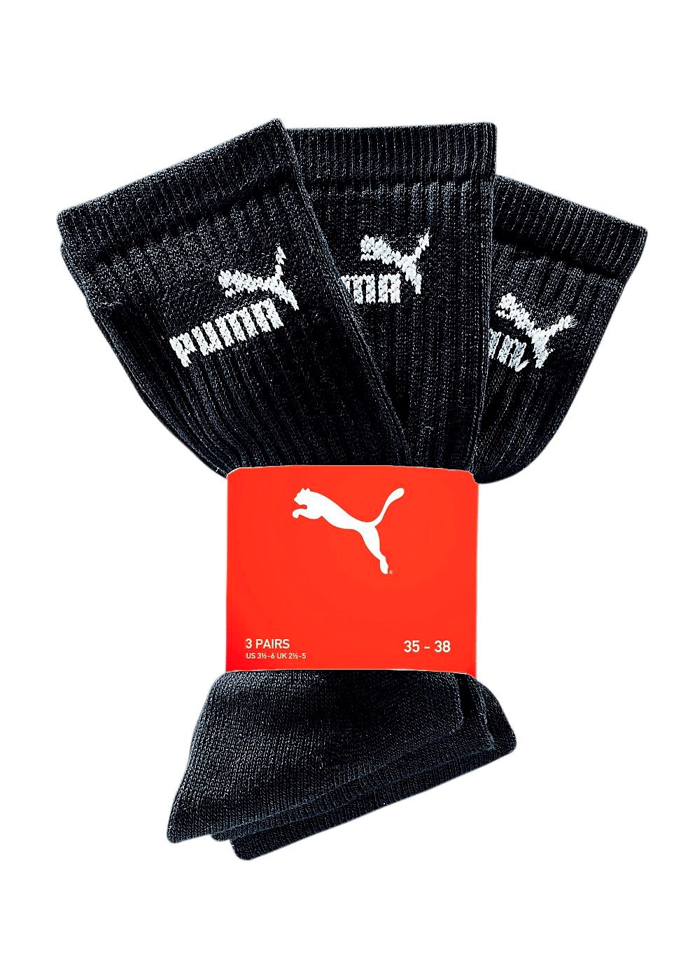 PUMA Freizeitsocken, (3 Paar), in strapazierfähiger Qualität